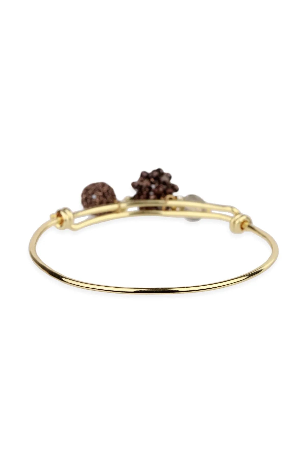 Adjustable Charm Bangle Bracelet for Women - Stackable Fashion Jewelry for Layering & Everyday Wear - Perfect Gift for Her