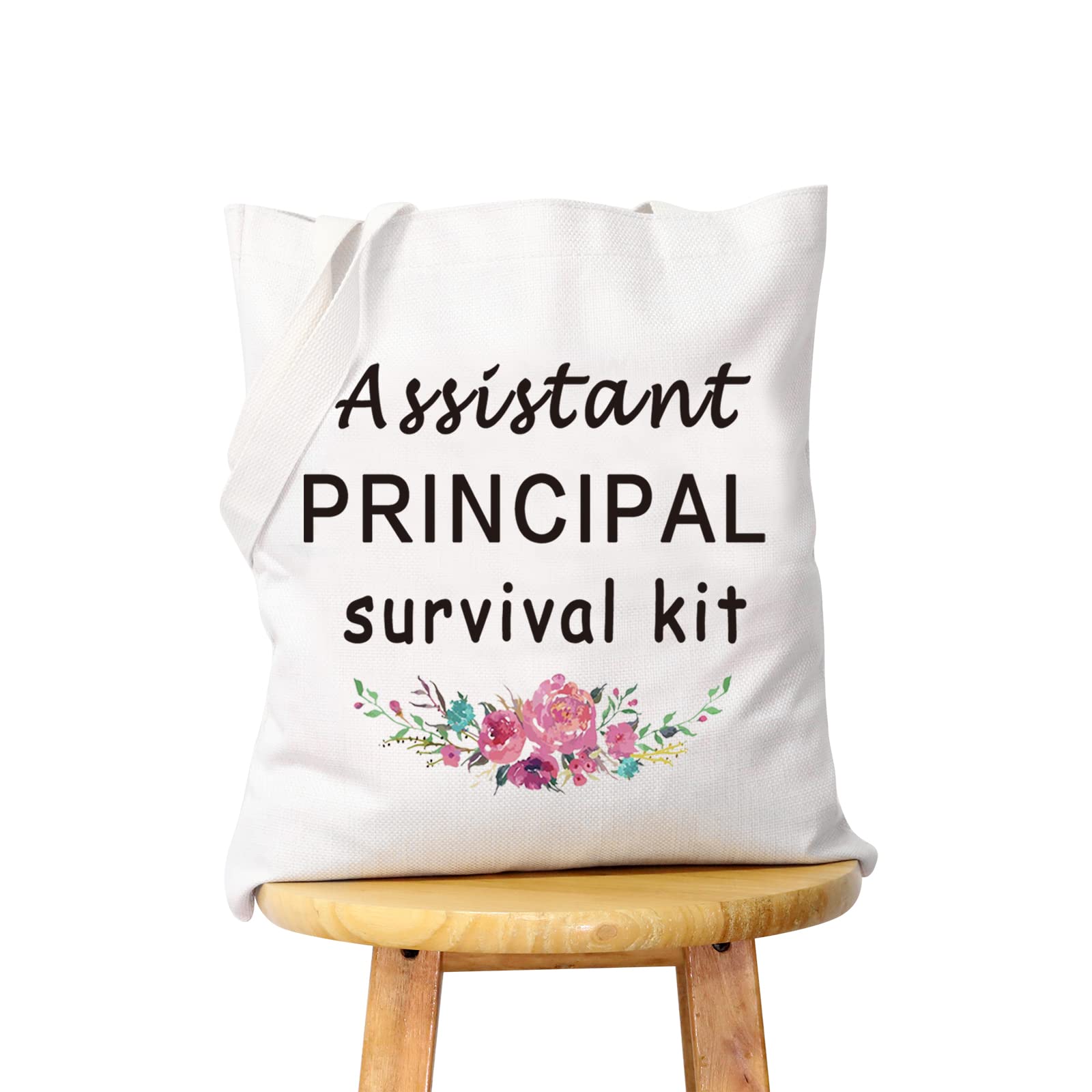 Funny Assistant Principal Survival Kit Zipper Pouch - Cute Makeup Bag for School Administrators - Perfect Gift for Teacher Appreciation, Back to School & Office Essentials