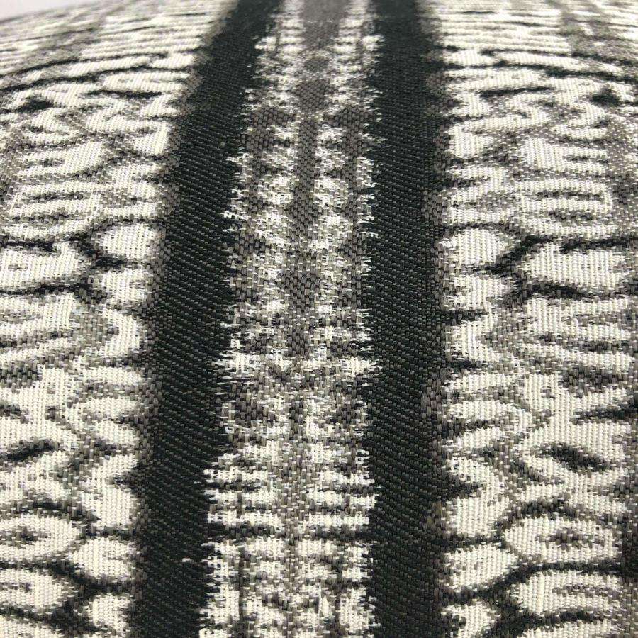 Kordari Soft Black Tribal Stripe Pillow Cover - Decorative Boho Throw Pillow Case for Couch, Bed, Sofa - 18x18 Inches - Perfect for Living Room, Bedroom, Dorm Decor