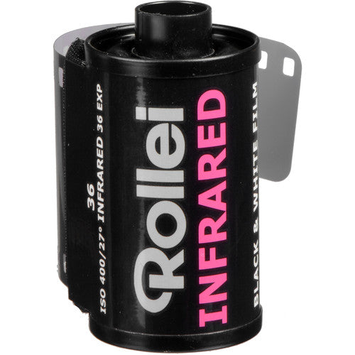 Rollei Infrared 400 Black and White 35mm Film Roll (36 Exposures) - Perfect for Night Photography, Landscape & Artistic Shots
