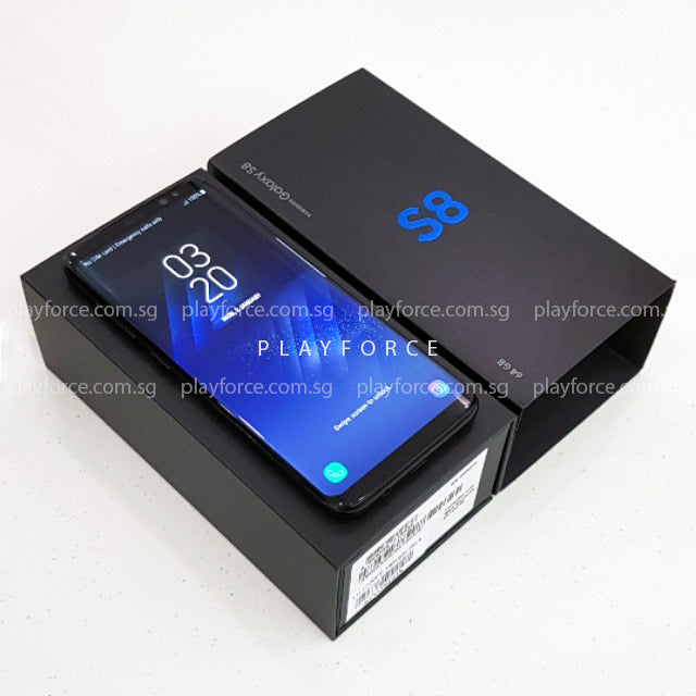 Samsung Galaxy S8 64GB Midnight Black Smartphone - Premium Android Phone for Gaming, Photography & Business Use