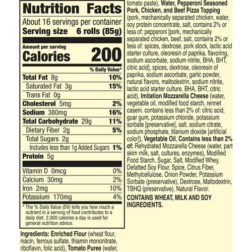 Totino's Pepperoni Pizza Rolls - 100 Count (48.8 oz) Frozen Snack Pack | Perfect for Parties, Game Nights & Quick Meals