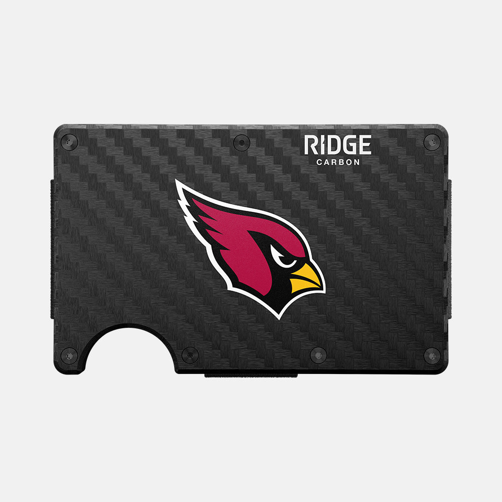 Arizona Cardinals Carbon Fiber 3K Car Accessories - Premium Steering Wheel Cover & Interior Trim Kit for NFL Fans | Perfect for Game Day & Road Trips