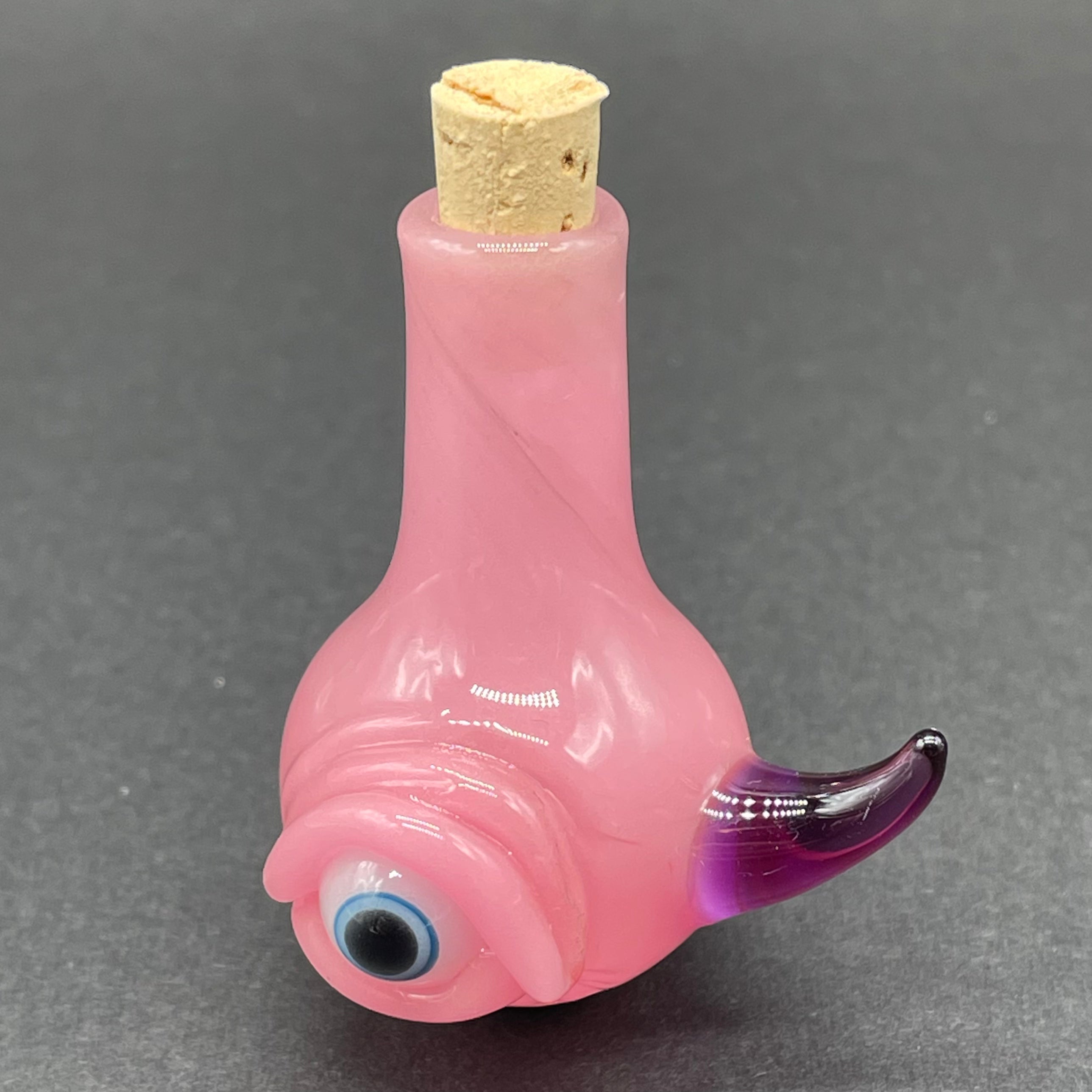 Pink Cyclops Potion Bottle - Unique Halloween Party Decor, Cosplay Prop, Witchcraft Accessory - Perfect for Themed Parties, DIY Potions & Fantasy Collections