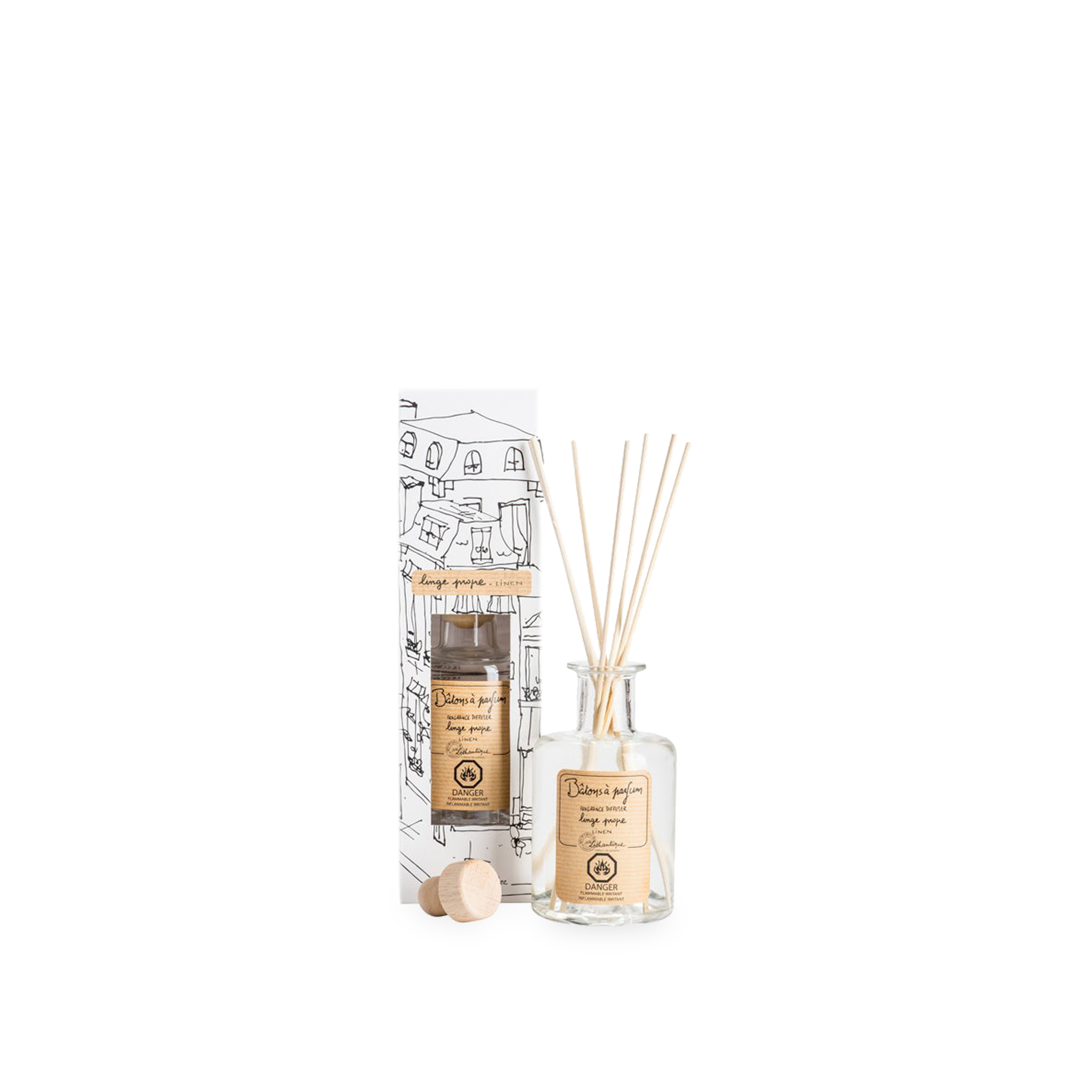 Premium Linen Scented Reed Diffuser - Long-Lasting Aromatherapy for Home, Office & Spa Relaxation