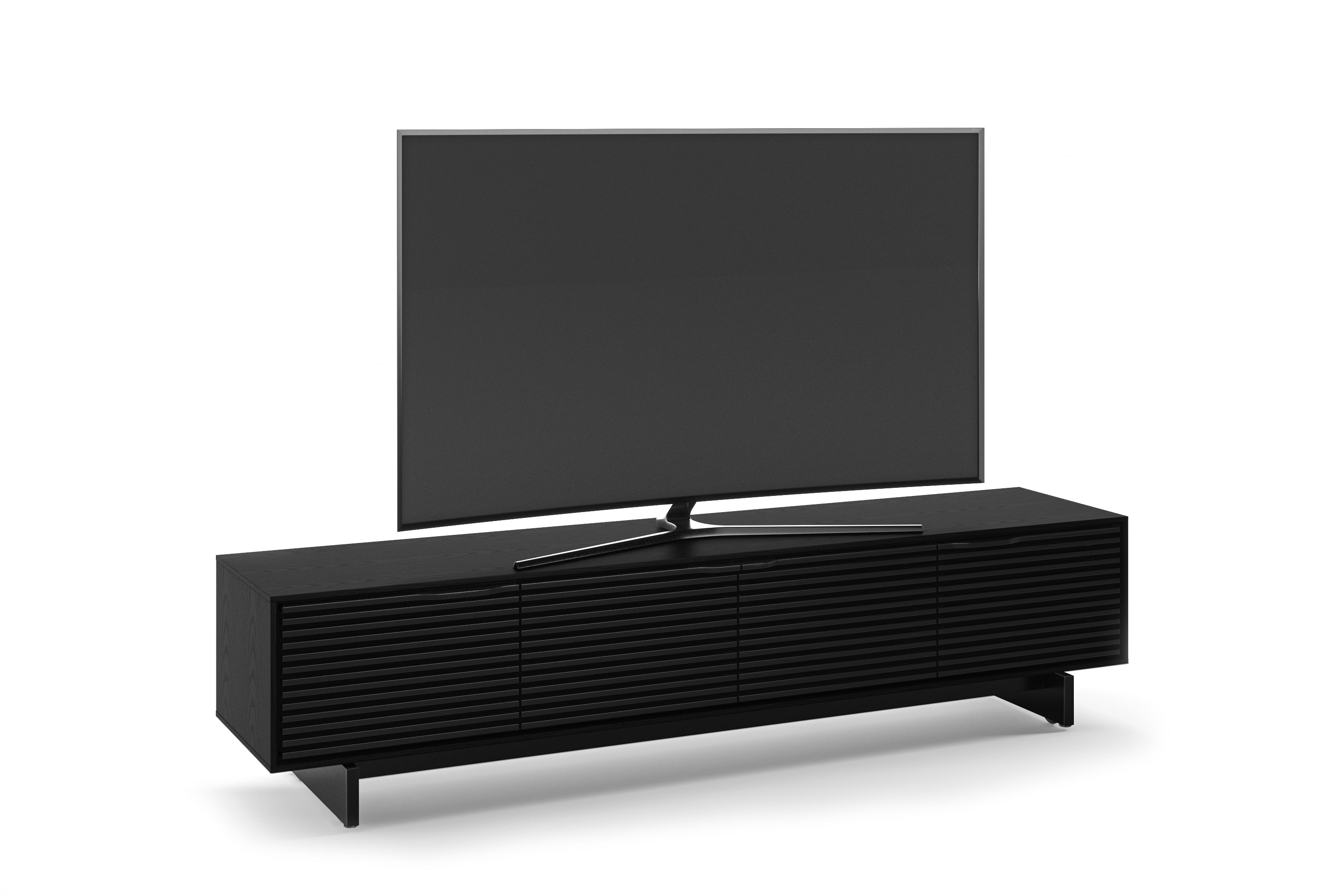 BDI Furniture 7473 ME EBO Align Media Console in Ebony - Modern TV Stand for Living Room, Home Theater & Entertainment Centers