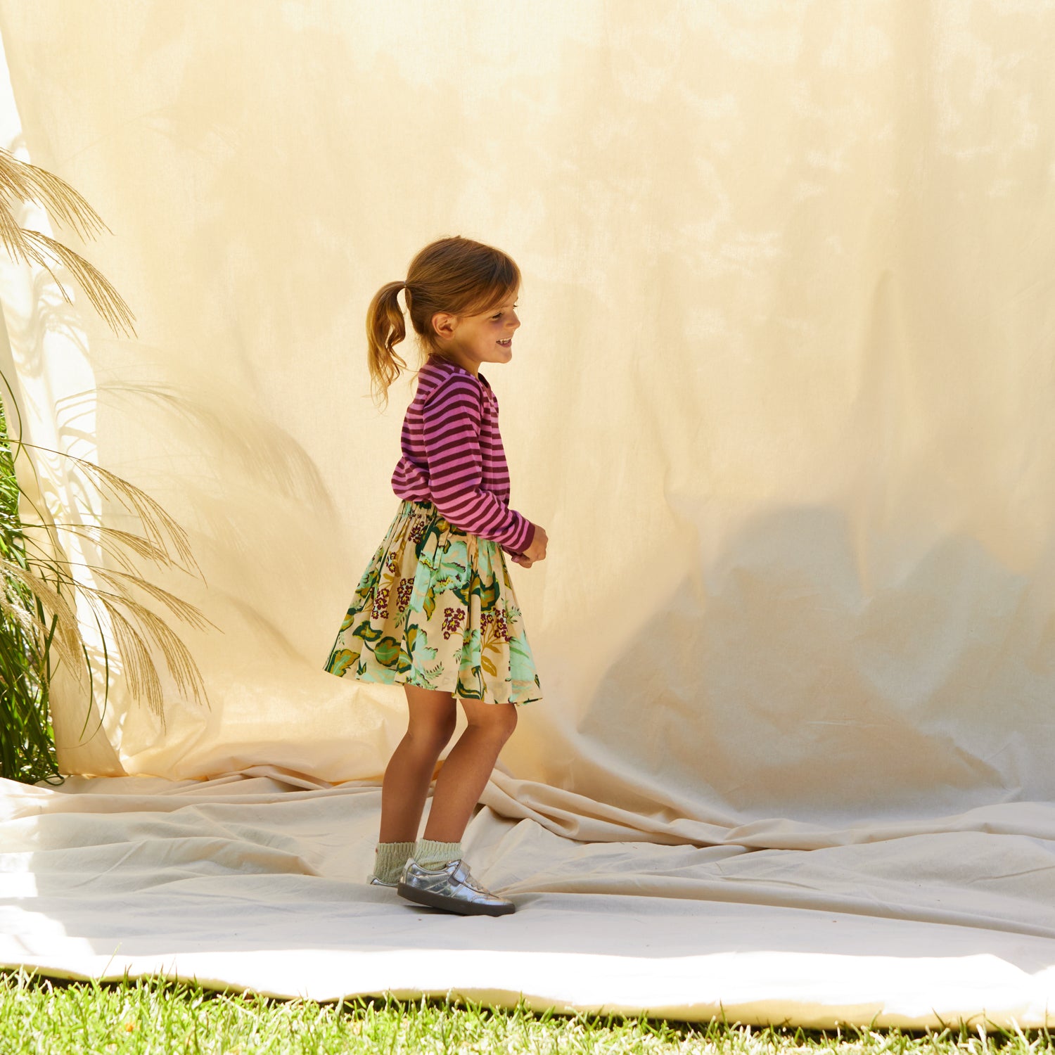 Margot Kids Skirt - Cute Floral Print Girls' Skirt for Toddlers & Children | Perfect for School, Parties & Playtime