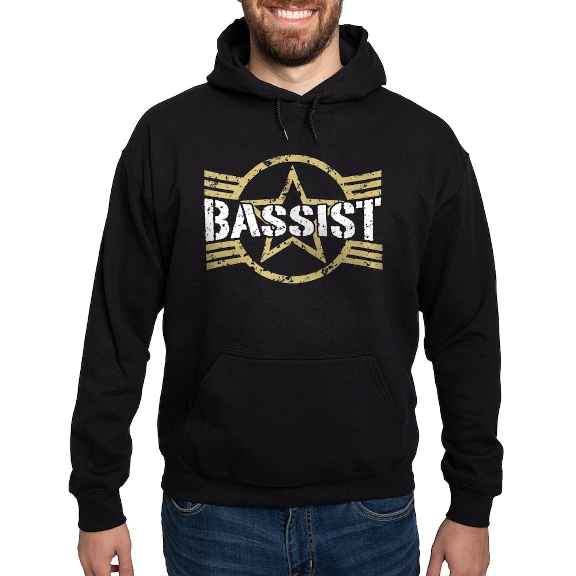Bassist Hoodie for Men - Dark Regular Fit Pullover Sweatshirt | Perfect for Musicians, Band Performances & Casual Wear
