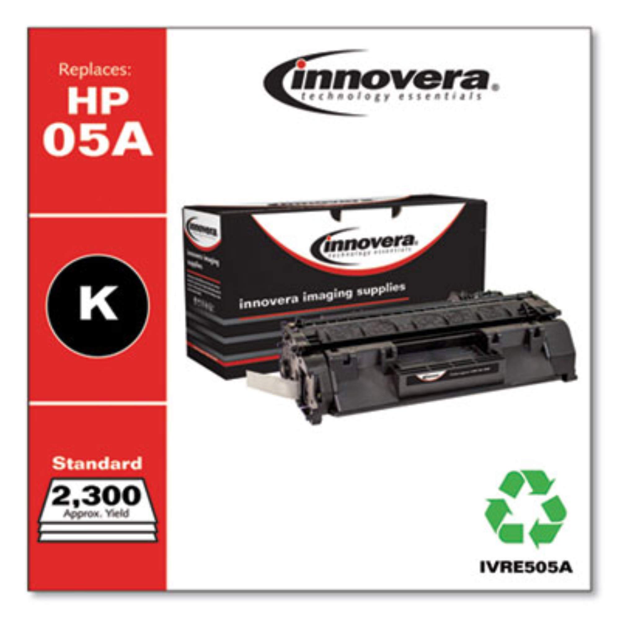 IVRE505A - High-Quality Remanufactured CE505A/05A Laser Toner Cartridge | Compatible with HP Printers | Perfect for Office & Home Printing Needs