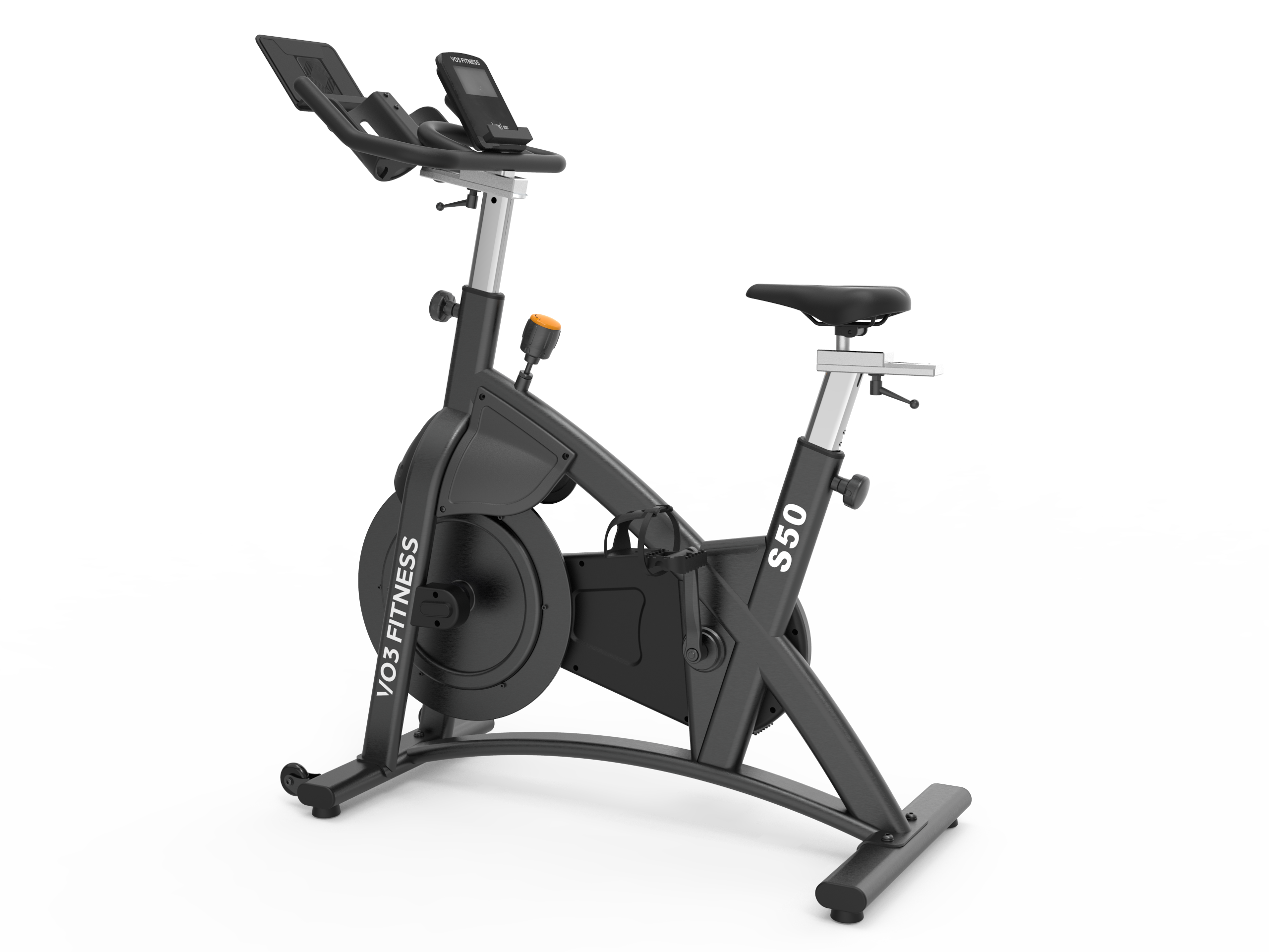 VO3 Fitness T70e Folding Treadmill with Free Spin Bike - Compact Home Gym Equipment for Cardio Workouts & Small Space Fitness
