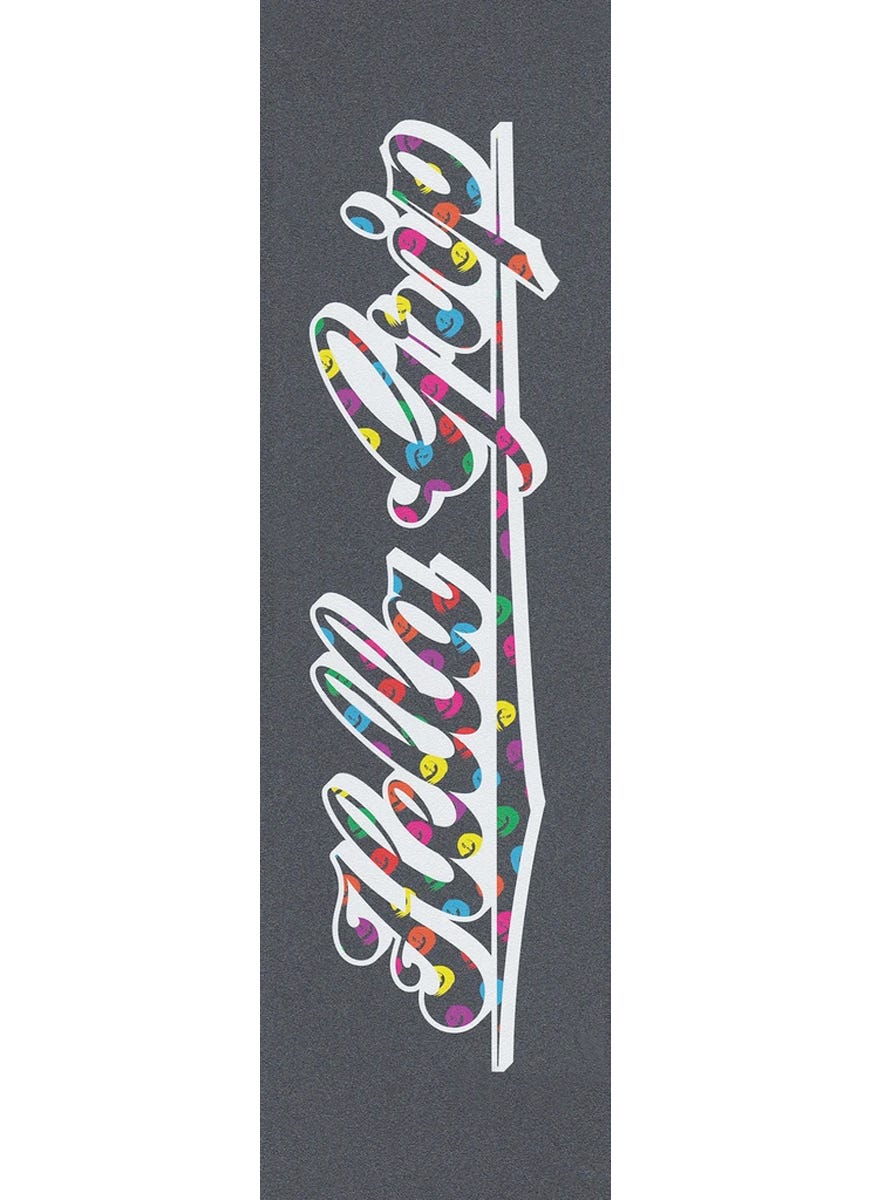 Hella Grip XL Sloth Dot Rainbow Skateboard Grip Tape - Non-Slip, Durable, Colorful Design for Enhanced Board Control - Perfect for Skateboarding, Longboarding & Scooters