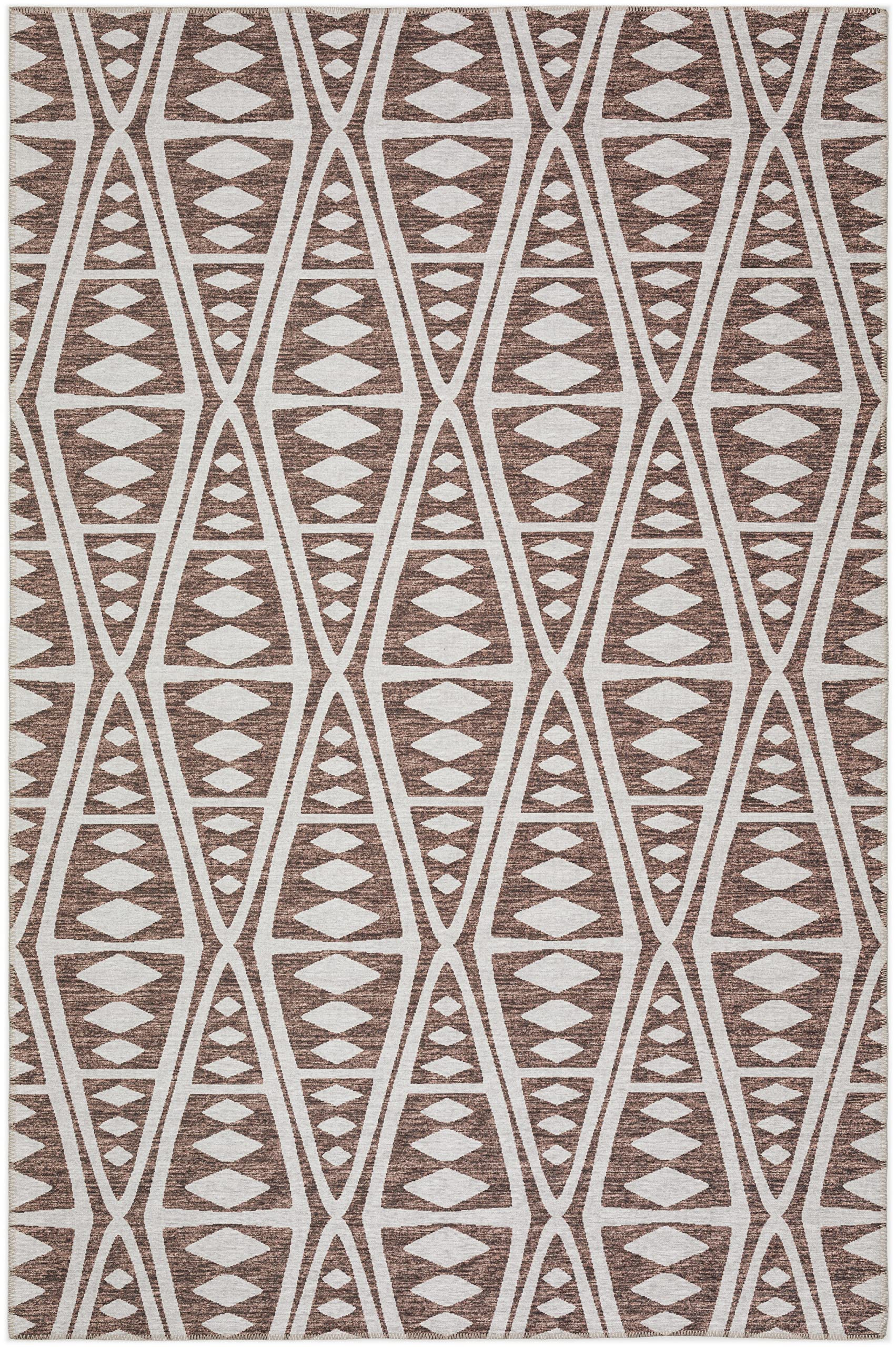 Addison Rugs Yuma AYU36 Brown 8' x 10' Area Rug - Soft & Durable Living Room Carpet for Home Decor | Perfect for Bedroom, Dining Room & Office