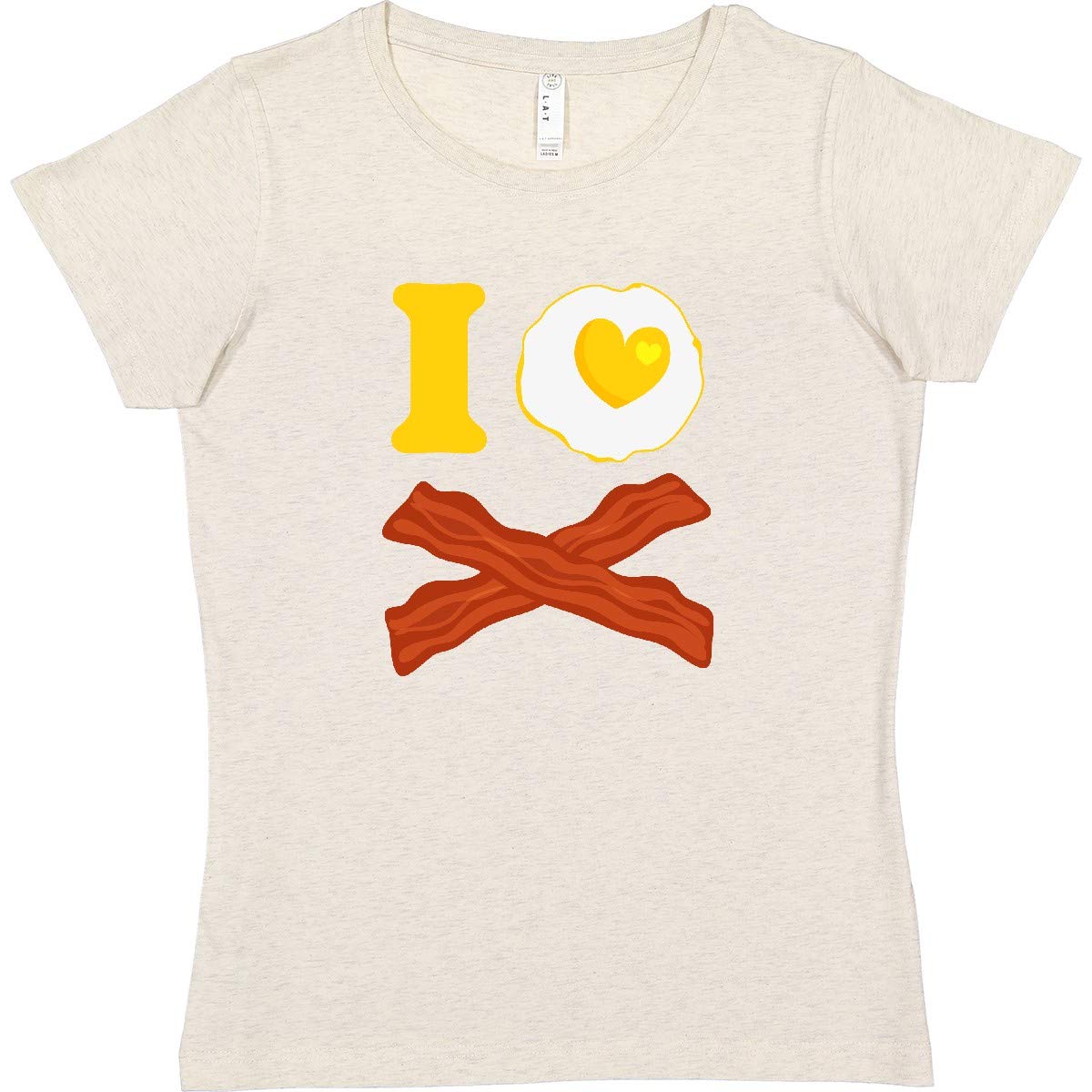 I Love Bacon & Eggs Women's T-Shirt - Casual Wear & Gifts