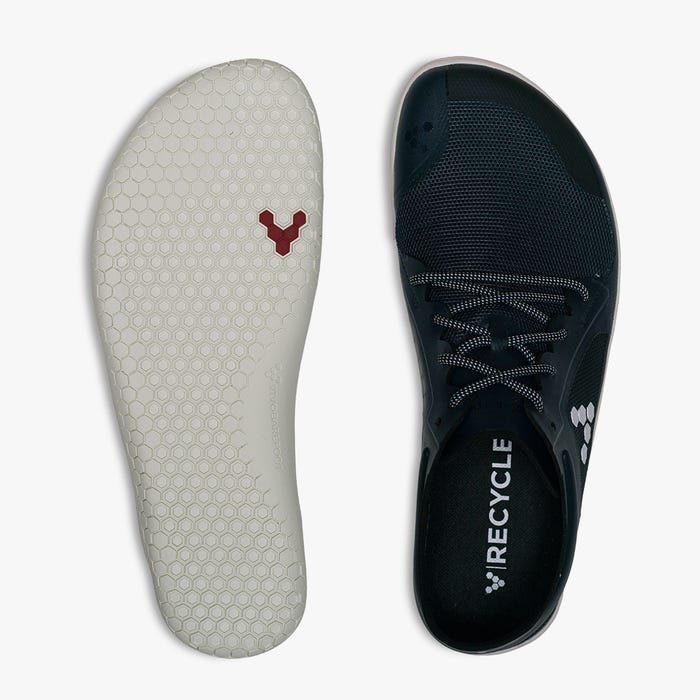 Vivobarefoot Men's Primus Lite III Barefoot Shoes - Navy Blue | Lightweight & Flexible for Running, Gym & Everyday Wear
