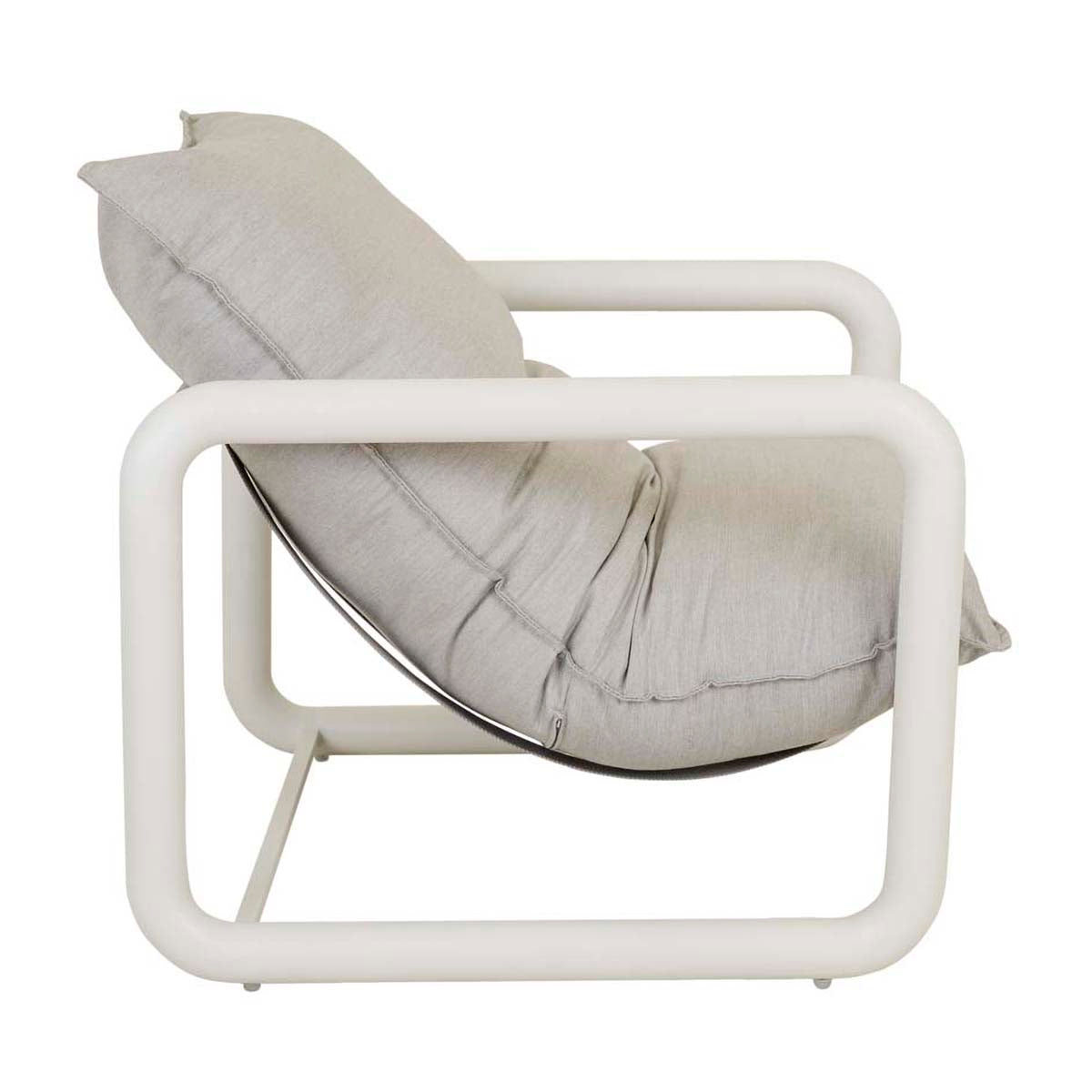 Frankie Outdoor Tube Occasional Chair - Lightweight Patio Lounge Chair for Garden, Poolside, and Beach Relaxation | Durable & Weather-Resistant Design