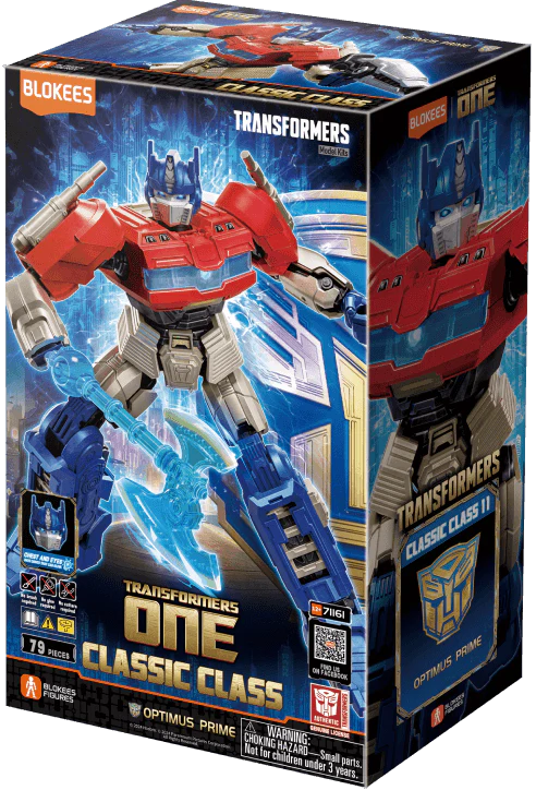 Blokees Transformers Classic Class #11 Optimus Prime (Transformers One) Model Kit - Collectible Action Figure for Fans & Display - Perfect for Gifts, Home Decor, and Toy Collections