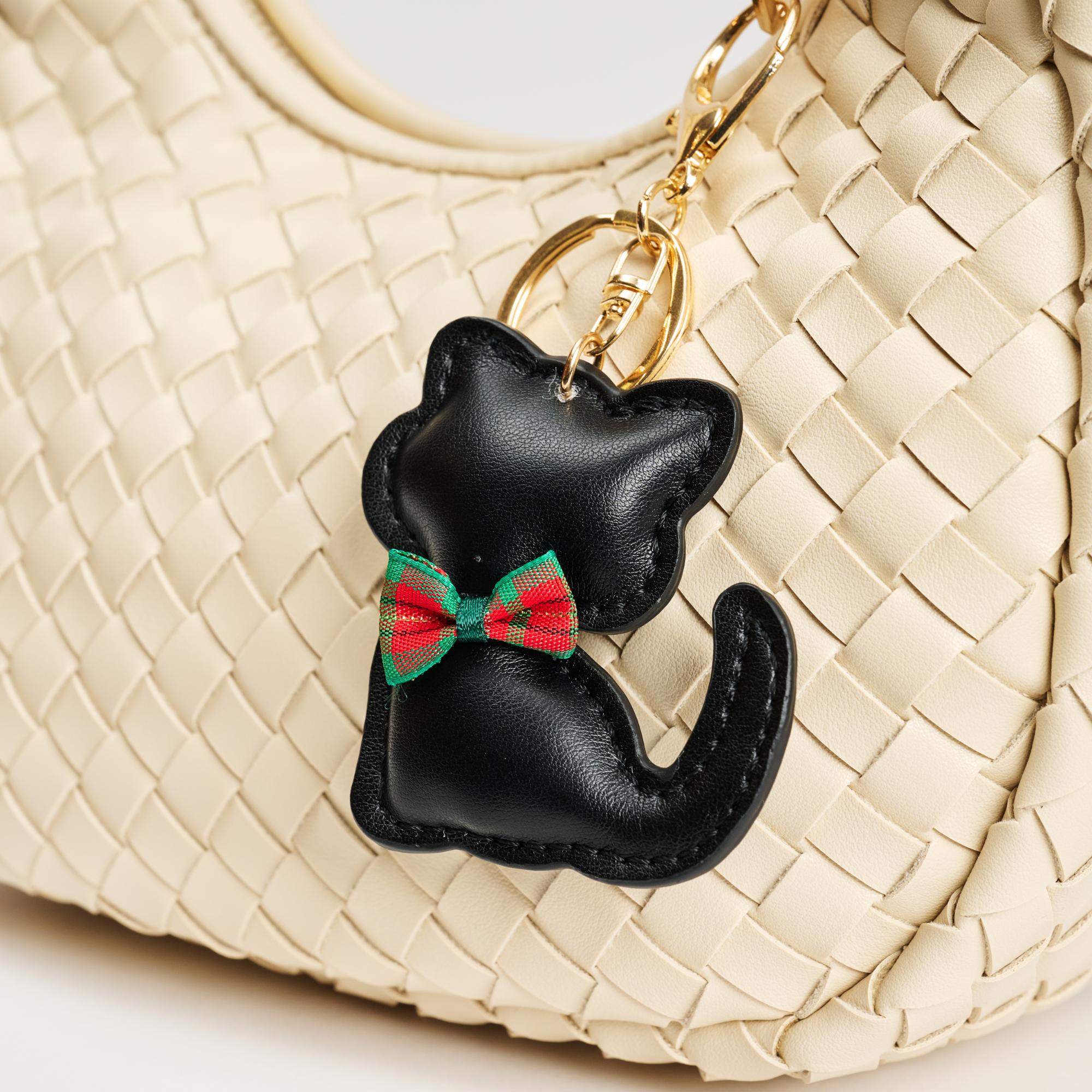 Kat Keychain Charm - Cute Cat Keyring for Women & Girls - Perfect for Backpacks, Purses, and Gift Giving
