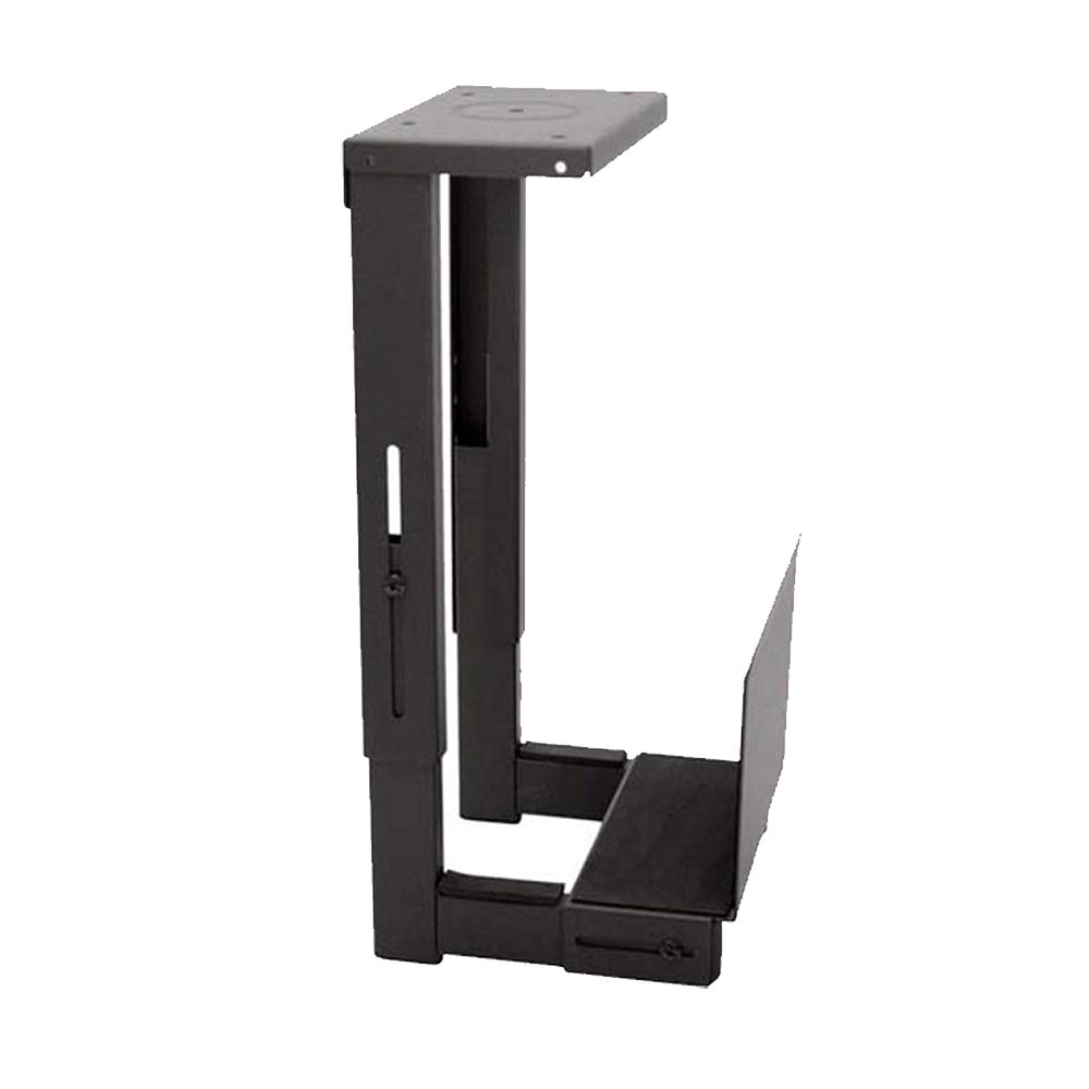 MonMount Under Desk Computer Mount & Case Holder (6800B) - Space-Saving Organizer for Home & Office Workstations