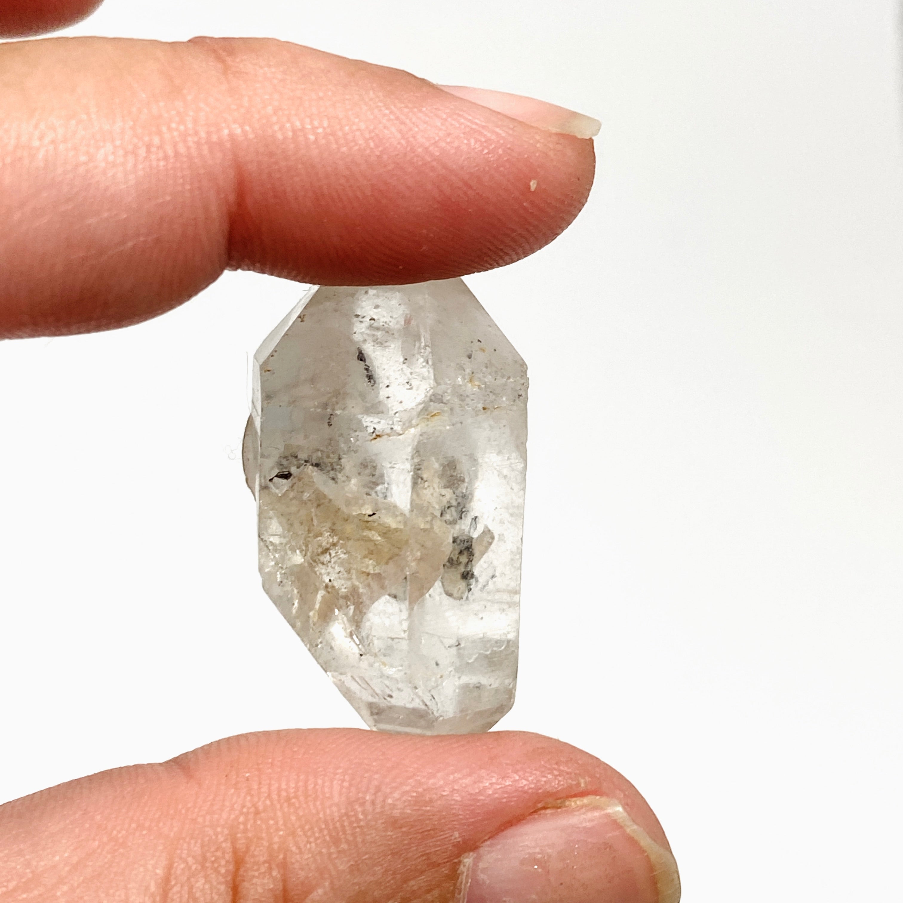 Double Terminated Quartz Crystal 15-20g DTC 01 - Natural Healing Stone for Meditation, Energy Work & Home Decor