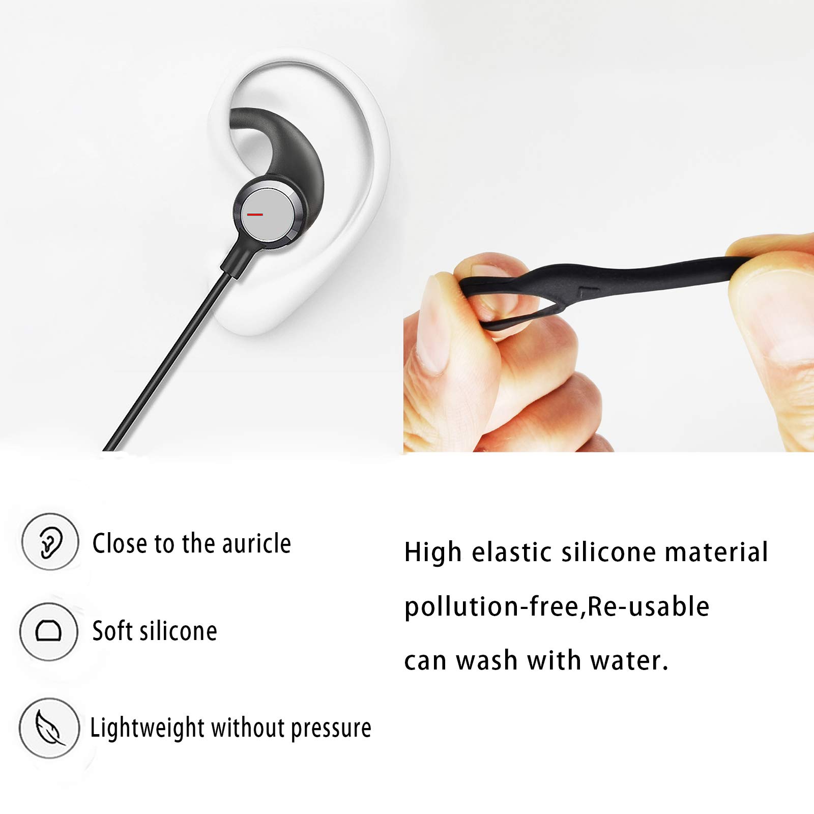 Silicone Earbud Tips for Beats/Sony/JVC - 3 Pairs for Sports & Workouts