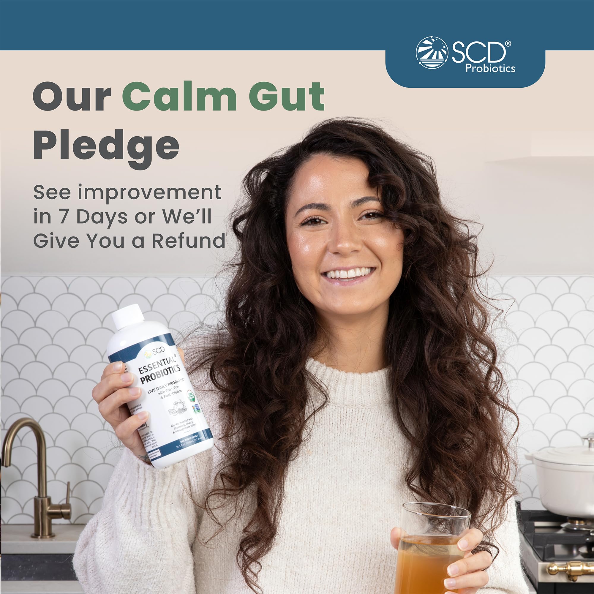 SCD Essential Probiotics for Women, Men, Kids & Toddlers - Live Probiotic Supplement for Digestion, Immunity & Gut Health - 11 Strains Liquid Probiotic - 16.3 fl oz (3 Pack) - Supports Daily Wellness for Families & Active Lifestyles
