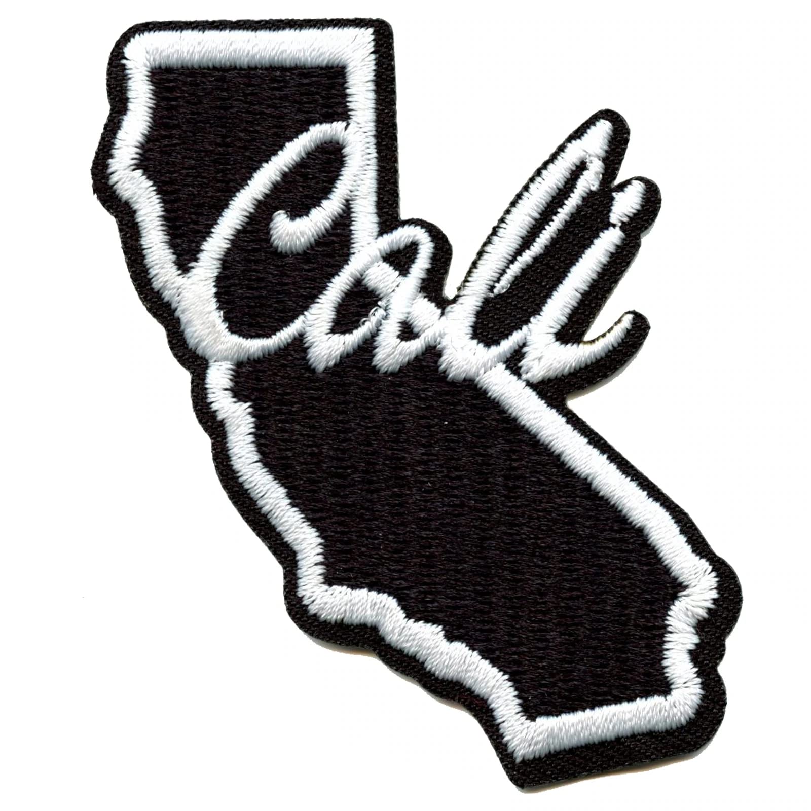 California State Iron-On Embroidered Patch - Home Decor, DIY Crafts, Jacket & Backpack Embellishment for Californians & Travel Enthusiasts