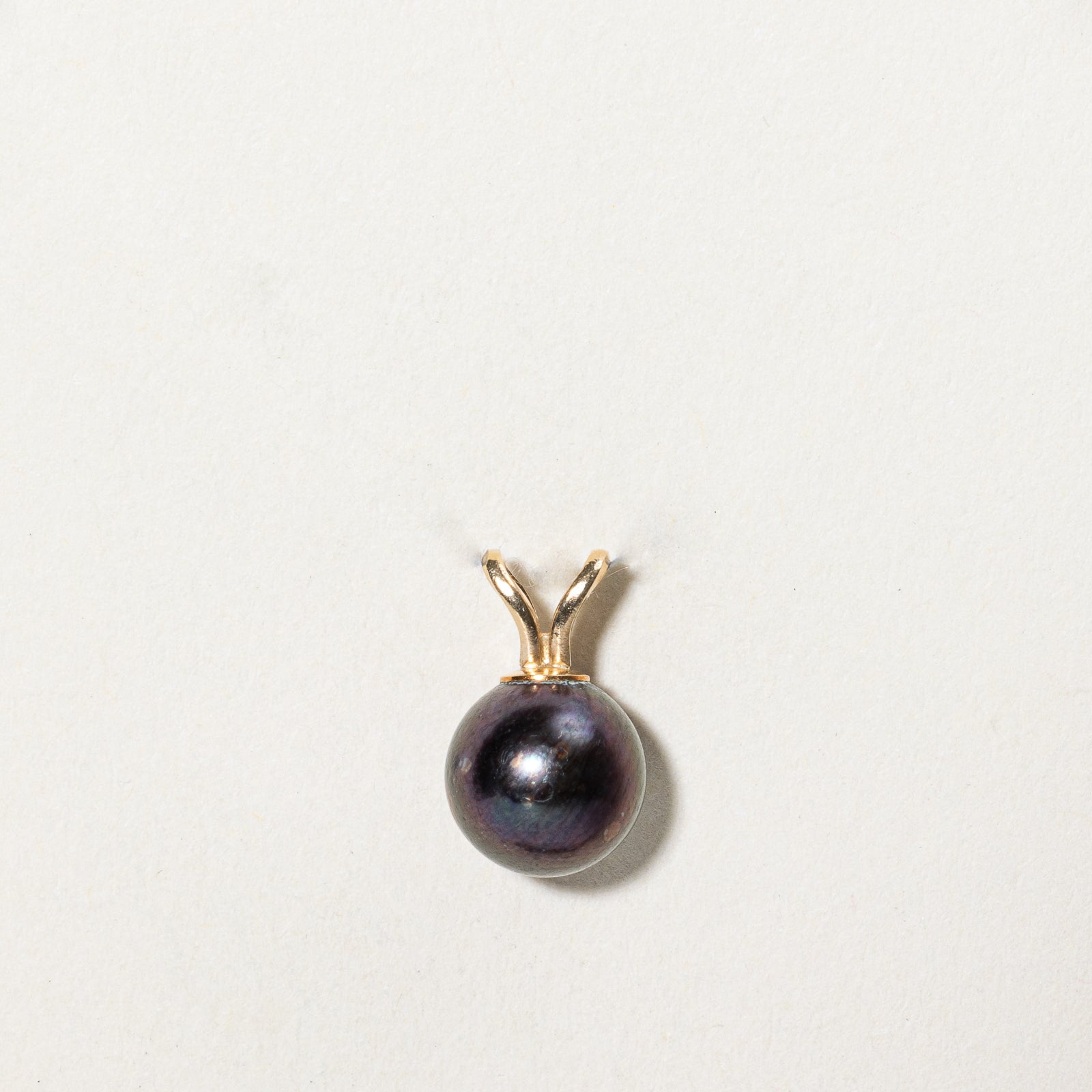 14K Yellow Gold Cultured Pearl Pendant Necklace - 2.85ct Pear-Shaped Pearl Jewelry for Women - Perfect for Weddings, Anniversaries & Special Occasions