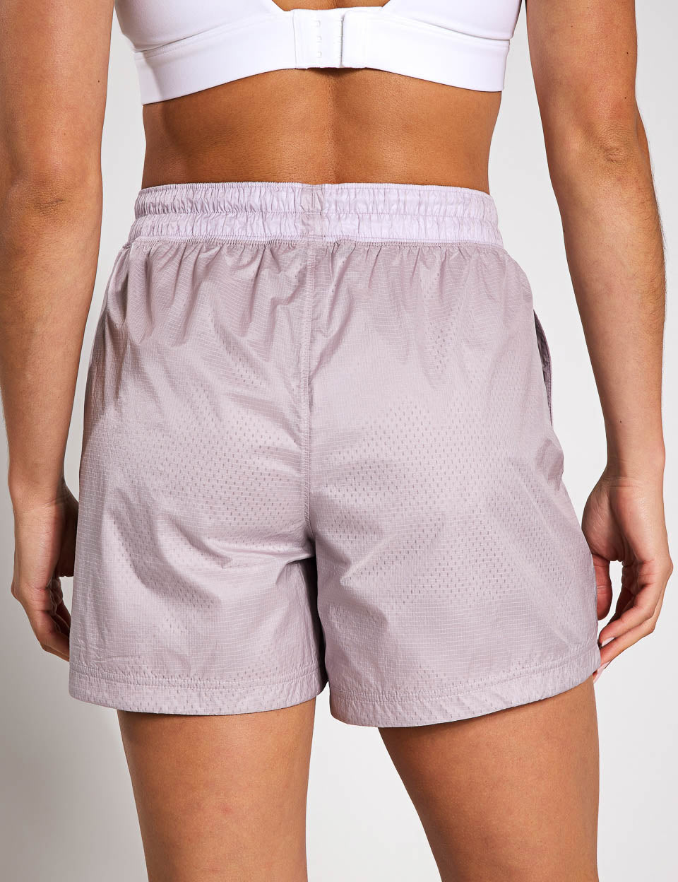 Rival Woven Shorts for Men - Lightweight & Breathable Grey Dawn/Black Color - Perfect for Gym, Running, and Casual Wear