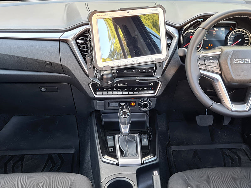 **Isuzu D Max (2021+) Car Phone Mount - Heavy Duty InDash Dashboard Holder for Secure & Hands-Free Driving - Perfect for GPS Navigation & Music Control**