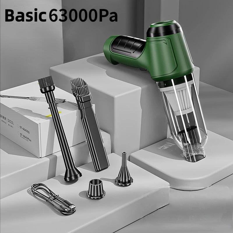 ANYCO Anymob 3-in-1 Cordless Vacuum Cleaner - Lightweight Stick Vacuum with Handheld & Car Detailing Modes - Perfect for Hard Floors, Carpets & Car Cleaning (Green)