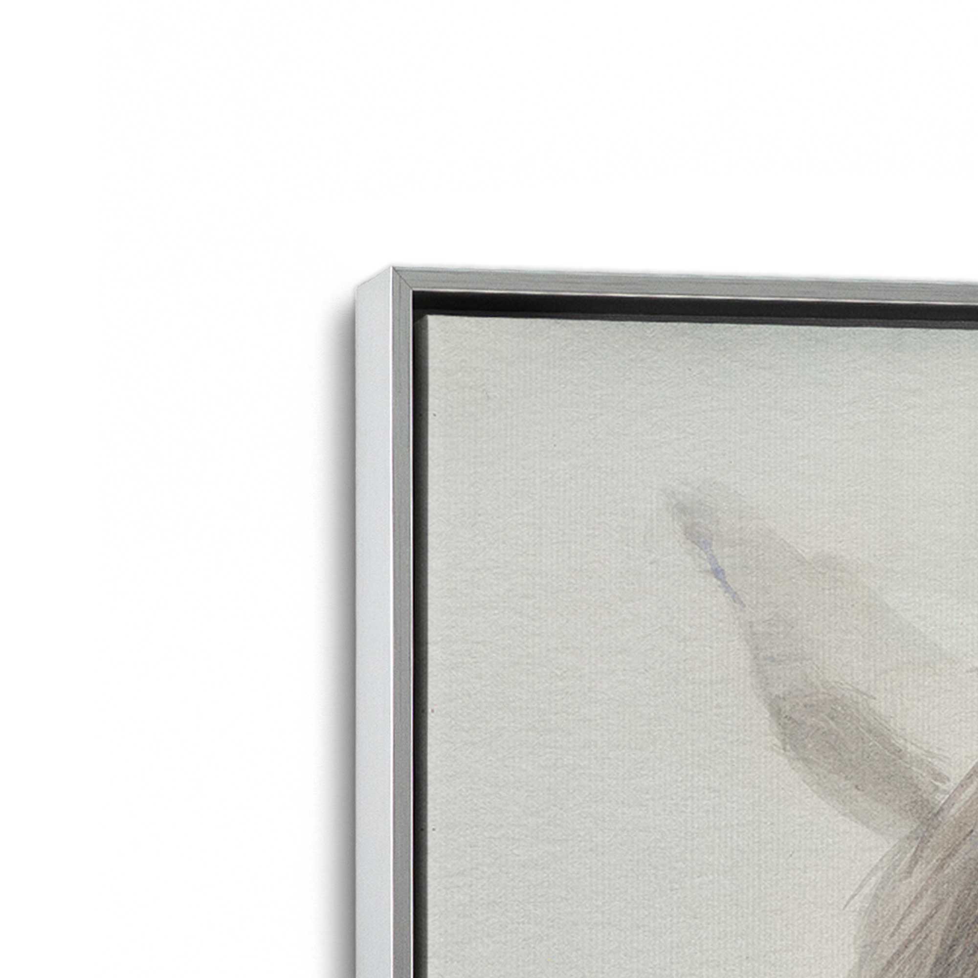 Dreamy White Horse Canvas Art Print - Elegant Home Wall Decor for Living Room, Bedroom & Office - Perfect Gift for Animal Lovers