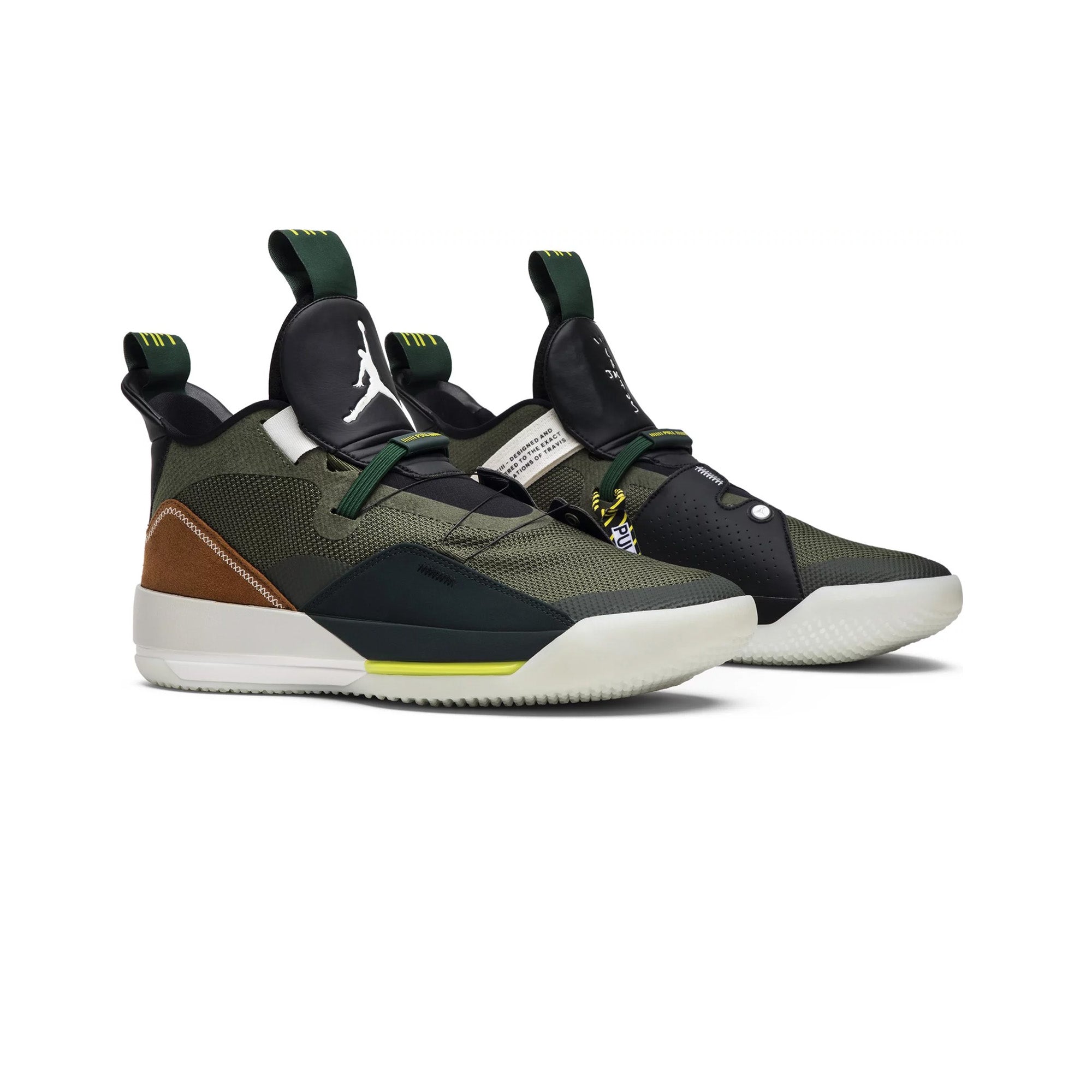 Air Jordan XXXIII 'Travis Scott' Basketball Shoes (2019) - Men's High-Top Sneakers for Performance & Streetwear Style | Perfect for NBA Games, Training & Urban Fashion