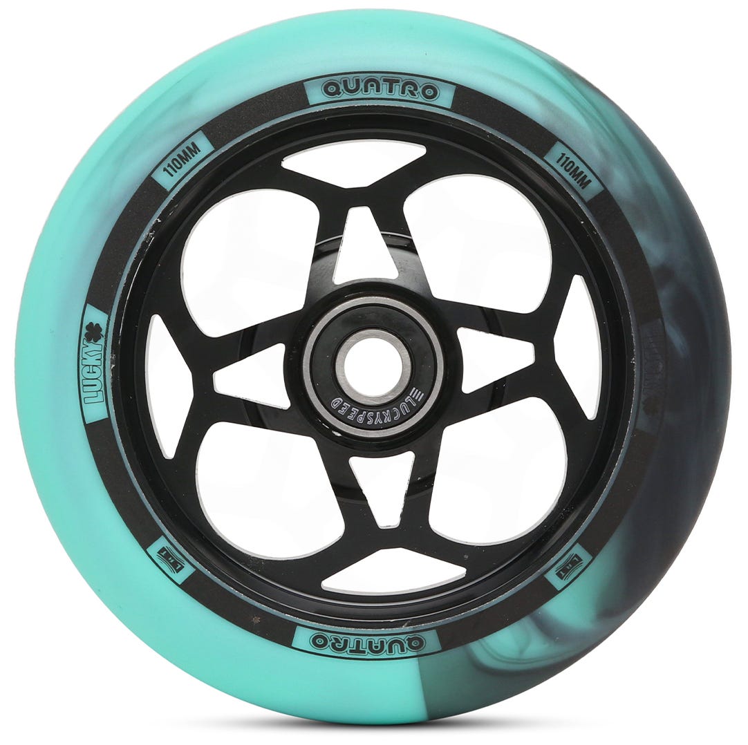Black and Teal