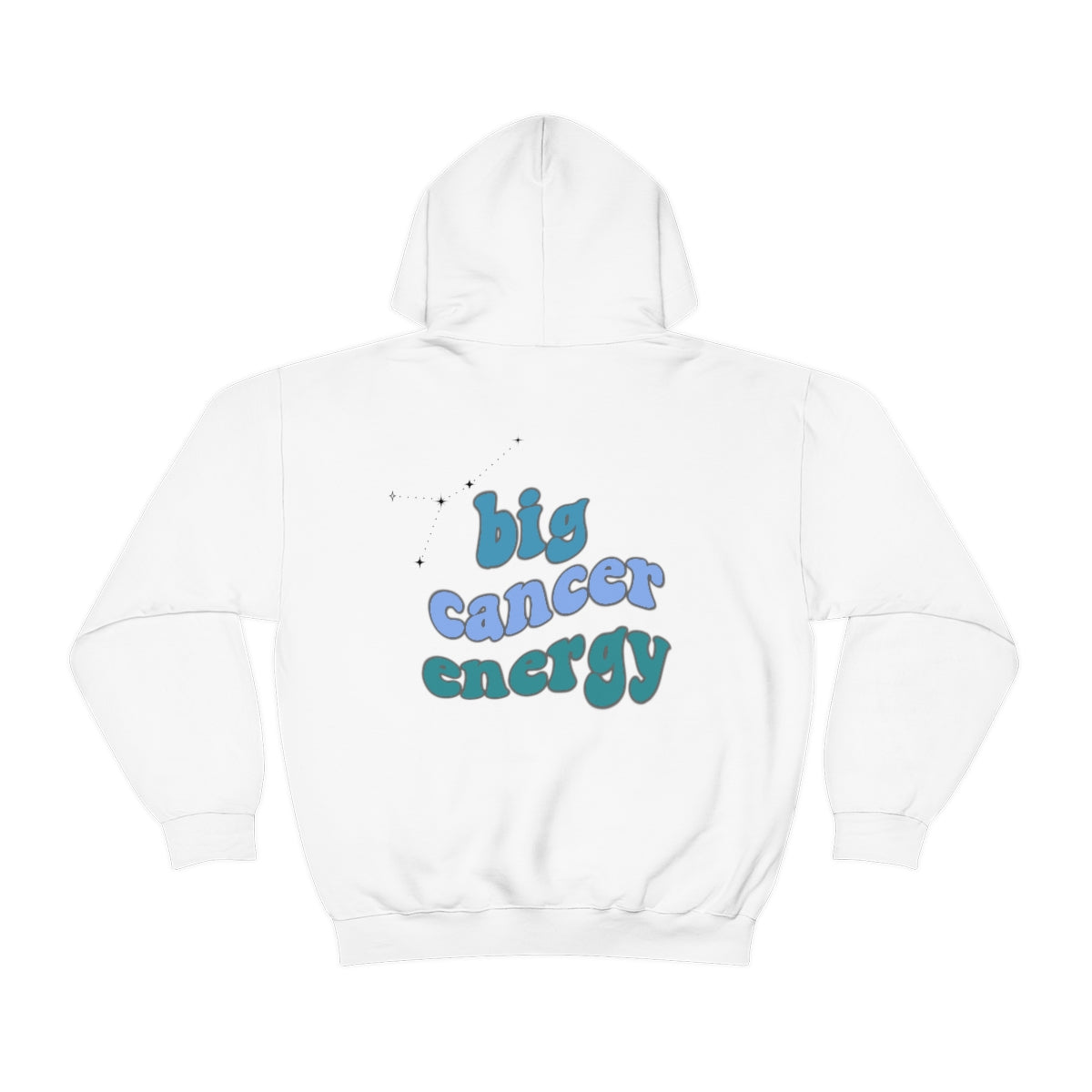 Cancer Zodiac Hoodie - Big Cancer Energy Sweatshirt for Astrology Lovers | Perfect Christmas Gift for Cancer Sign | Cozy Winter Wear & Birthday Present for Horoscope Enthusiasts