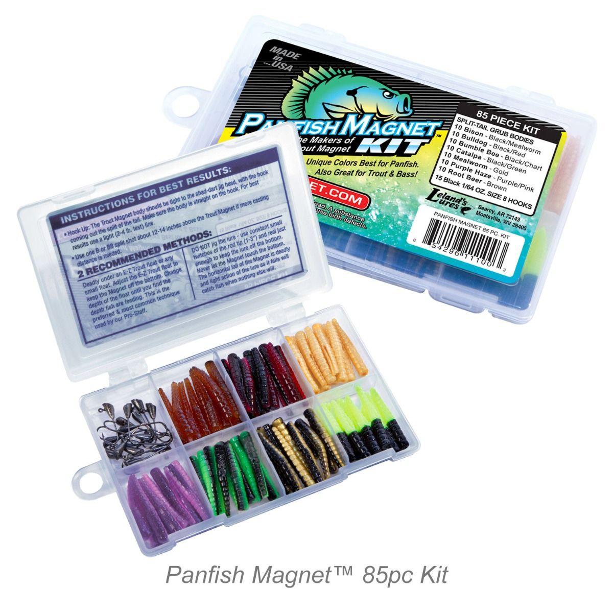 Leland Lures Panfish Magnet Kit - Premium Fishing Lure Set for Crappie, Bluegill & Perch - Ideal for Freshwater Fishing & Ice Fishing
