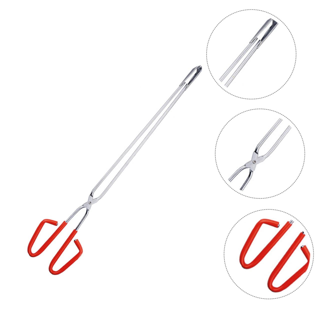 Hemoton Stainless Steel Trash Grabber Tool - 32