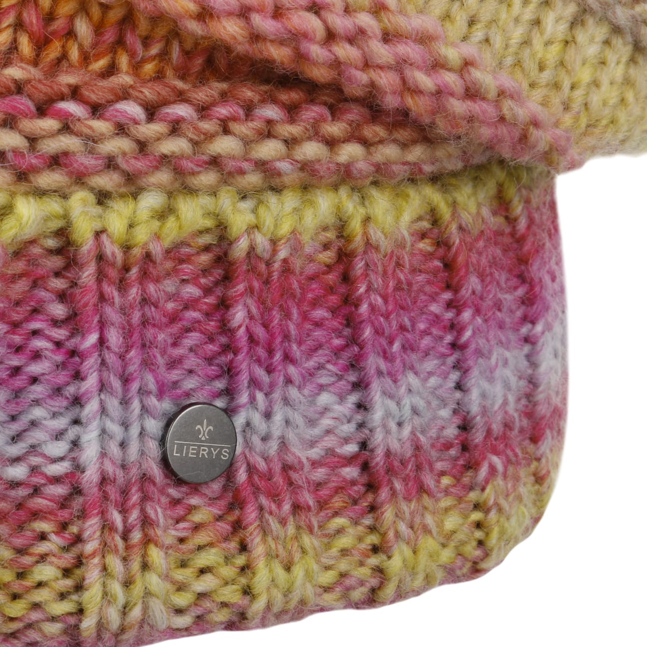 Lierys Faux Fur Pompom Beanie - Soft Winter Knit Hat for Women & Men - Cozy Cold Weather Accessory for Skiing, Snowboarding & Outdoor Activities