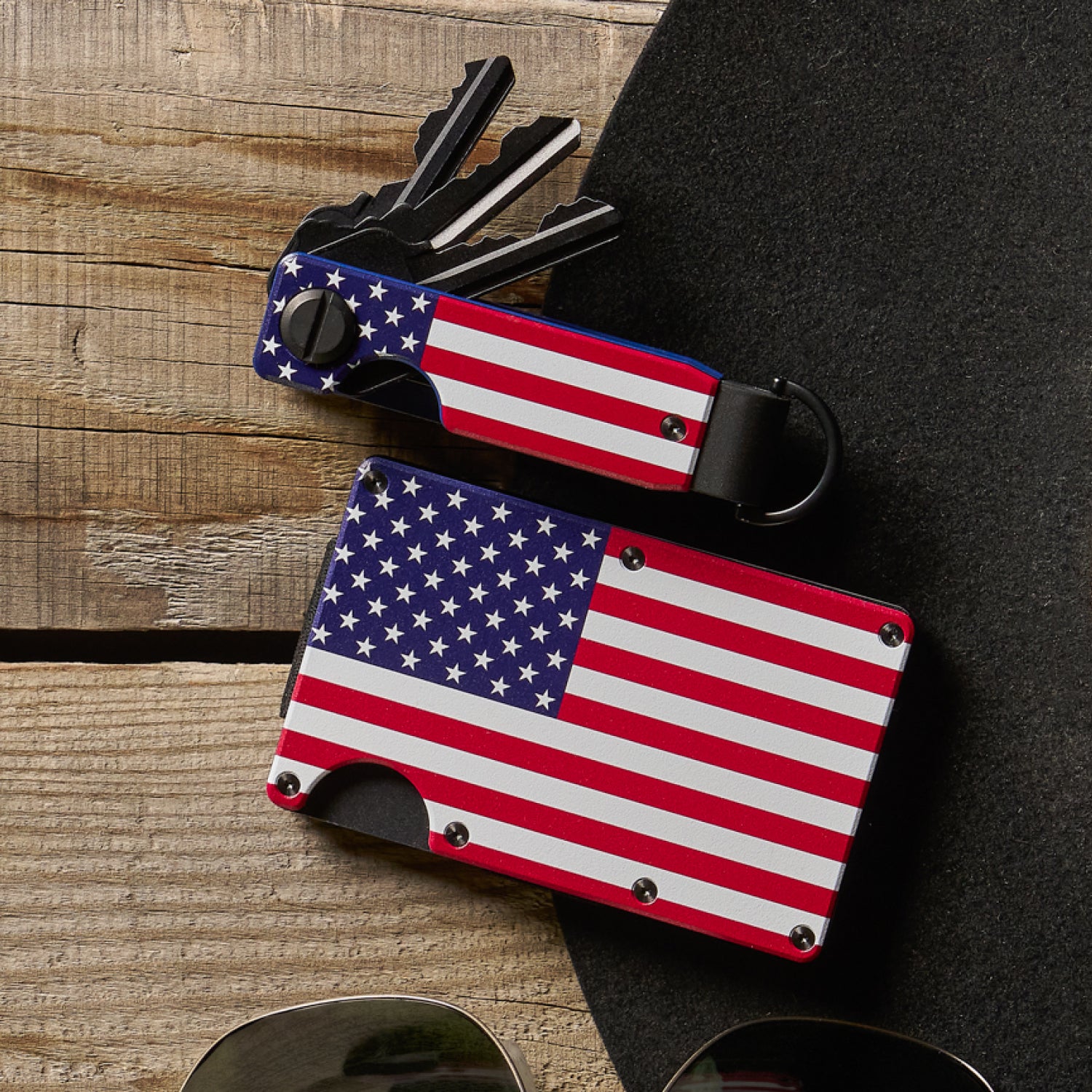 Daily Driver Kit - Stars & Stripes American Flag Car Accessories | Perfect for Patriotic Car Enthusiasts & 4th of July Decorations