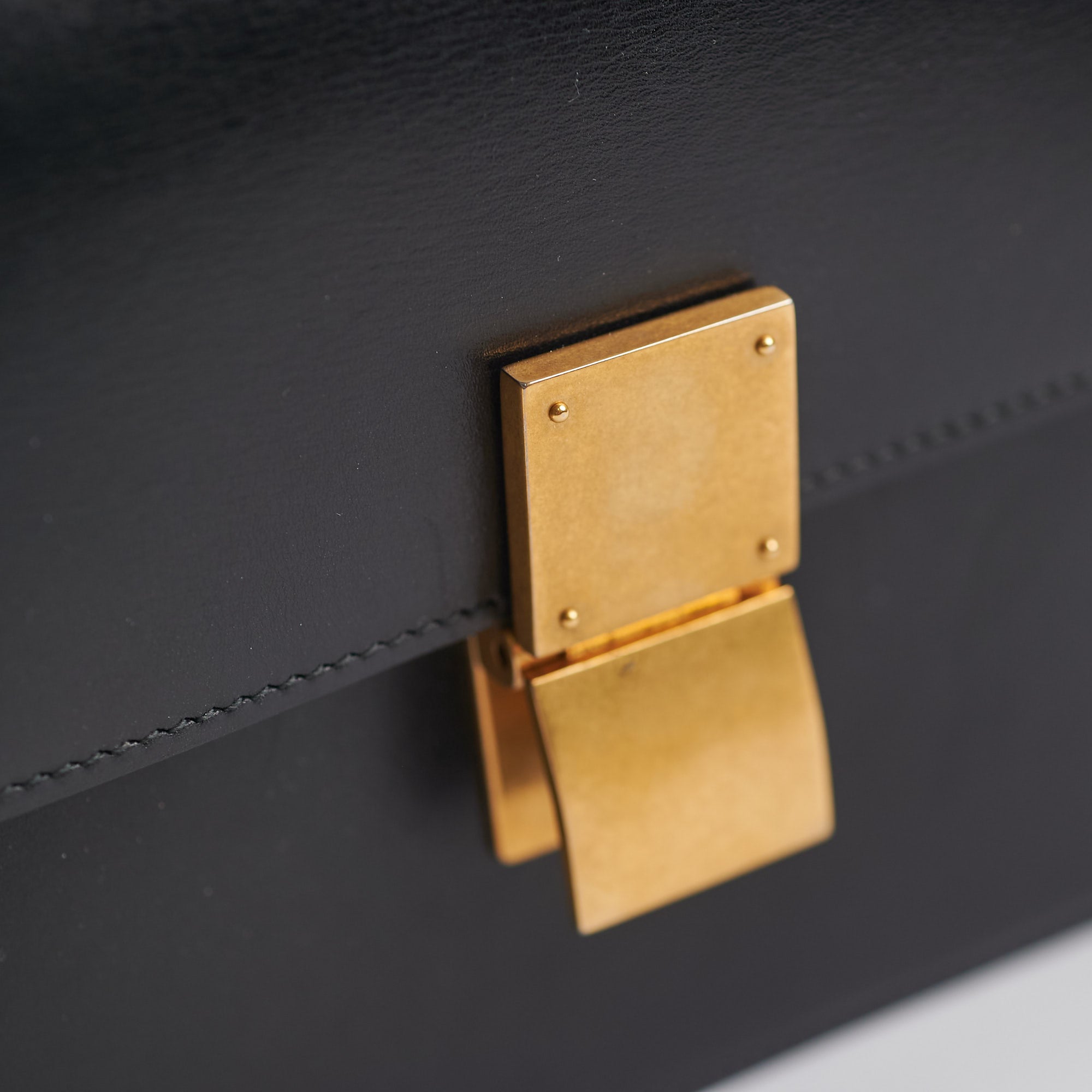 Celine Medium Box Bag in Black | Classic Leather Crossbody Handbag for Women | Perfect for Work, Travel & Everyday Use