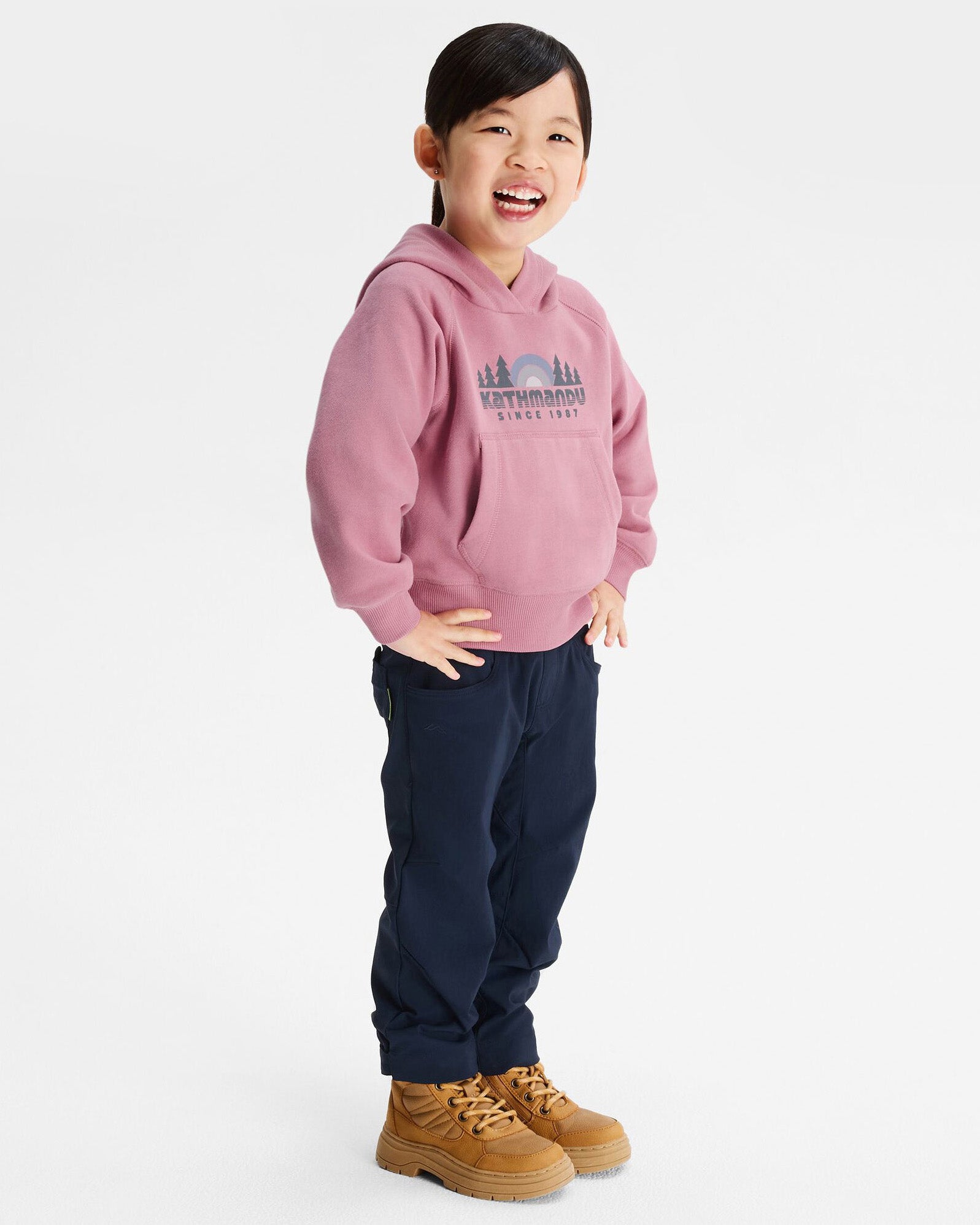 Retro Logo LT BB Hoodie for Kids - Soft & Comfortable Pullover with Stylish Design - Perfect for School, Playdates & Outdoor Activities (Orchid)
