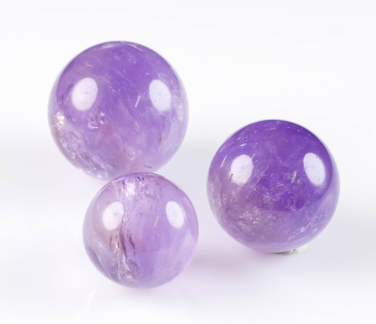 AMETHYST Crystal Sphere – Healing Crystal Ball, February Birthstone Gift, Housewarming Present, Feng Shui Home Decor (E0576) – Perfect for Meditation, Energy Cleansing & Spiritual Healing