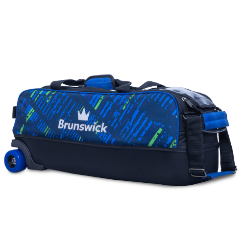 Brunswick Punisher 3 Ball Tote Bowling Bag - Durable & Lightweight for League Play & Practice - Perfect for Bowling Enthusiasts & Tournament Players