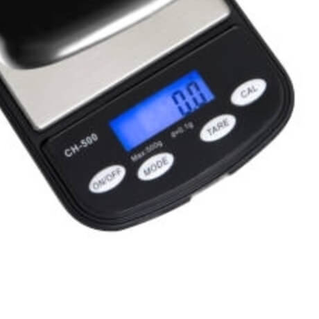 Rhino Coffee Gear Pocket Dosing Scale - 1kg Capacity Digital Coffee Scale for Espresso, Pour Over & French Press - Portable Barista Tool for Home & Professional Use