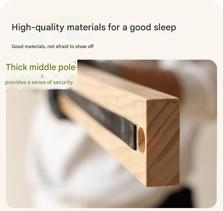 Kids Wooden Bed with Night Light - Beech & Poplar Little House Design with 15-Minute Auto Light Off - Perfect for Bedrooms, Playrooms & Cozy Sleep Spaces