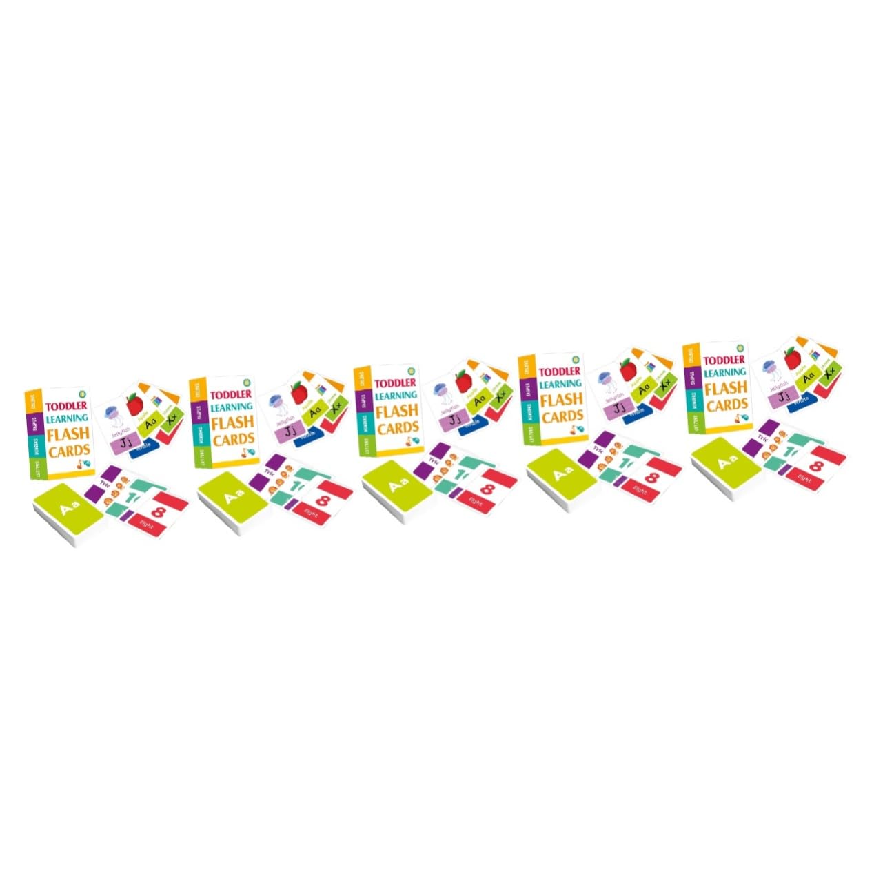 290 Sheets Early Childhood Education Flashcards - Cute Animal Learning Toys for Toddlers, Double-Sided Laminated Cognitive Cards for Kids | Perfect for Homeschooling, Preschool & Kindergarten Learning Activities