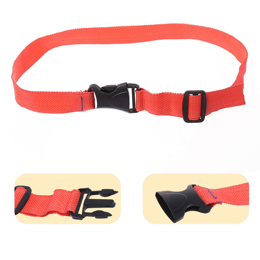 Adjustable Bicycle Safety Seat Belt for Kids - 1m Child Bike Back Seat Strap, Universal for Motorcycle & Electric Bike - Red - Perfect for Family Cycling & Commuting