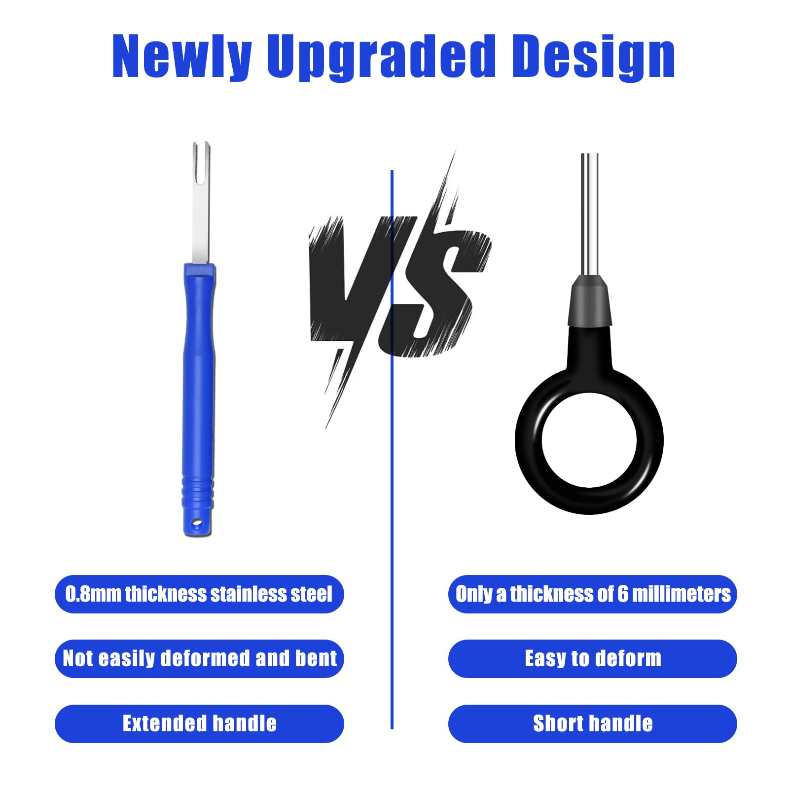 34Pcs Automotive Terminal Removal Tool Kit - Electrical Pin Extractor Set for Wire Connectors | Professional Car & Home Device Repair Tools (Blue) - Ideal for DIY Mechanics & Electrical Work