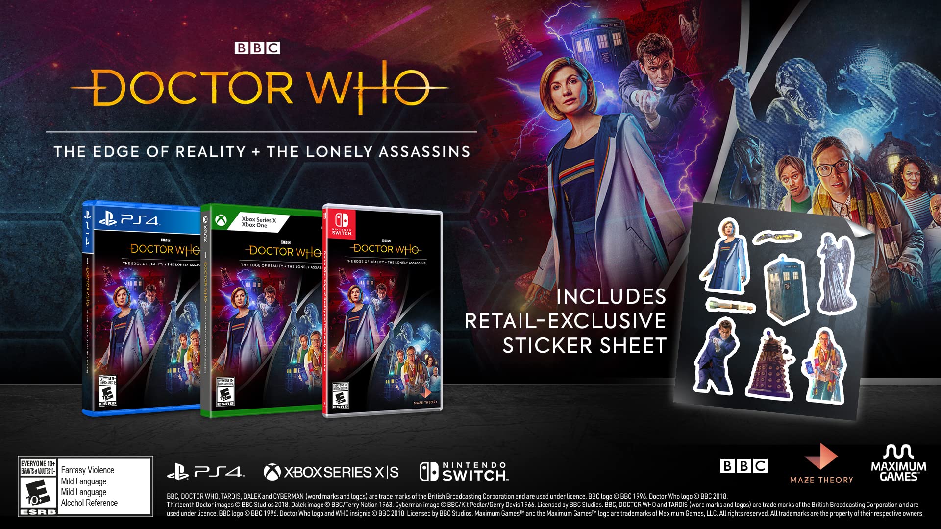 Doctor Who: Duo Bundle for Nintendo Switch - Play with Friends & Family at Home or On-the-Go