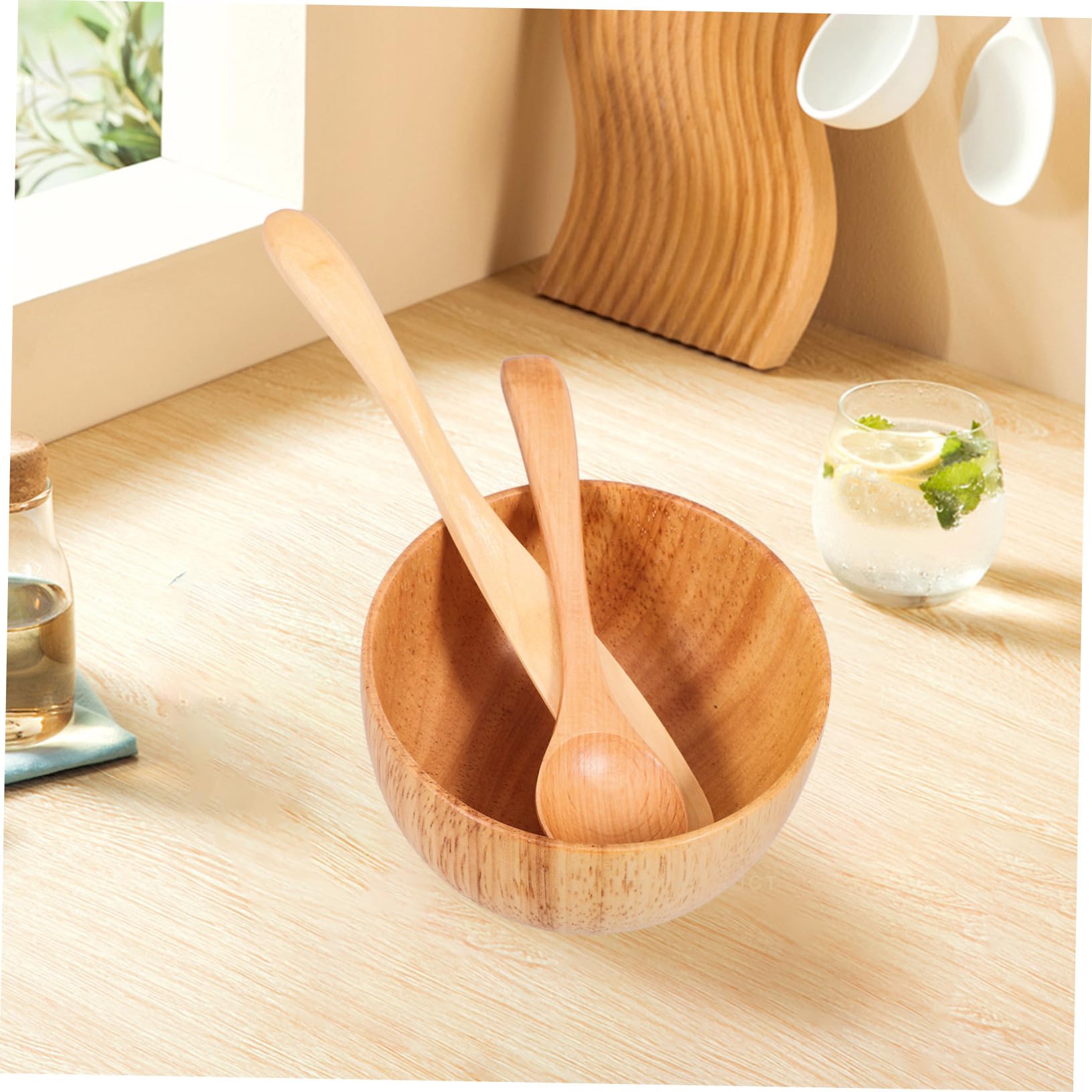 Wooden Mask Mixing Bowl - Professional Beauty Salon Mask Applicator Tool for Facials, DIY Skincare & Home Spa Treatments | Perfect for Estheticians & At-Home Beauty Routines