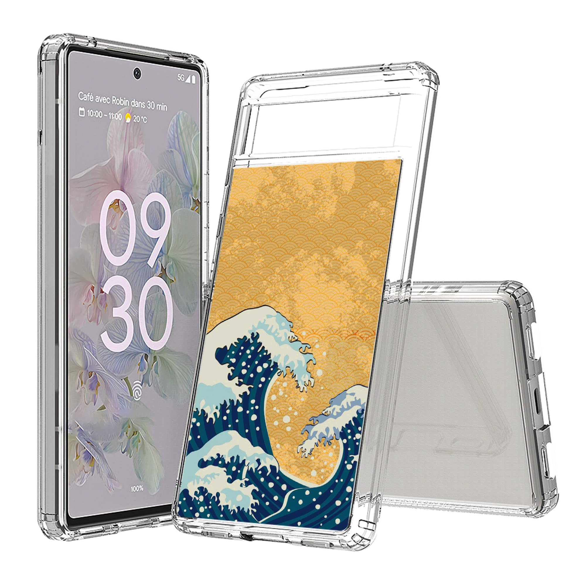 AquaFlex Slim Shockproof Case for Google Pixel 6A - Drop Protection & Reinforced Corners for Outdoor Use